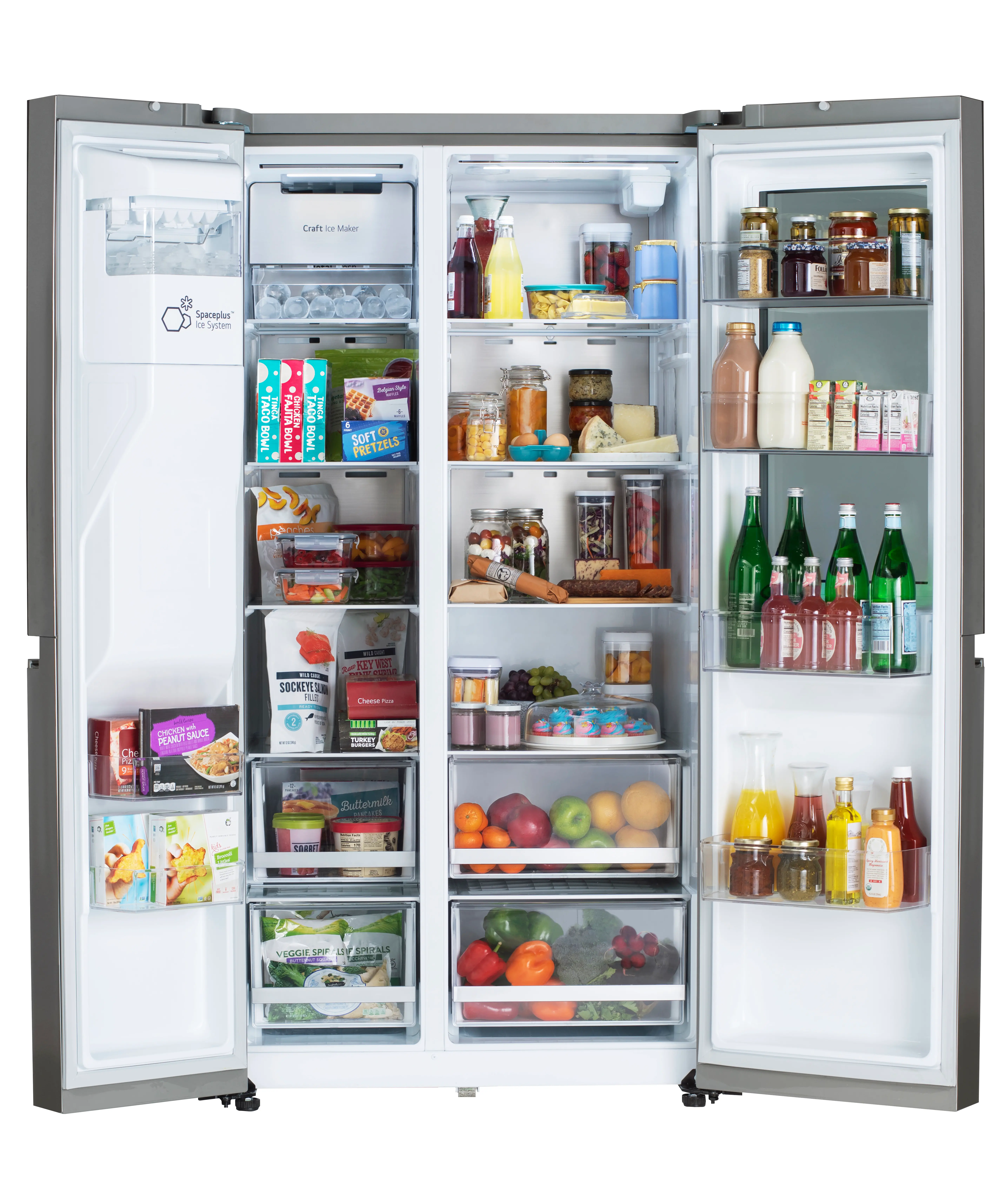 LRSOS2706S LG 26.8 cu ft Side by Side Refrigerator - Stainless Steel-11