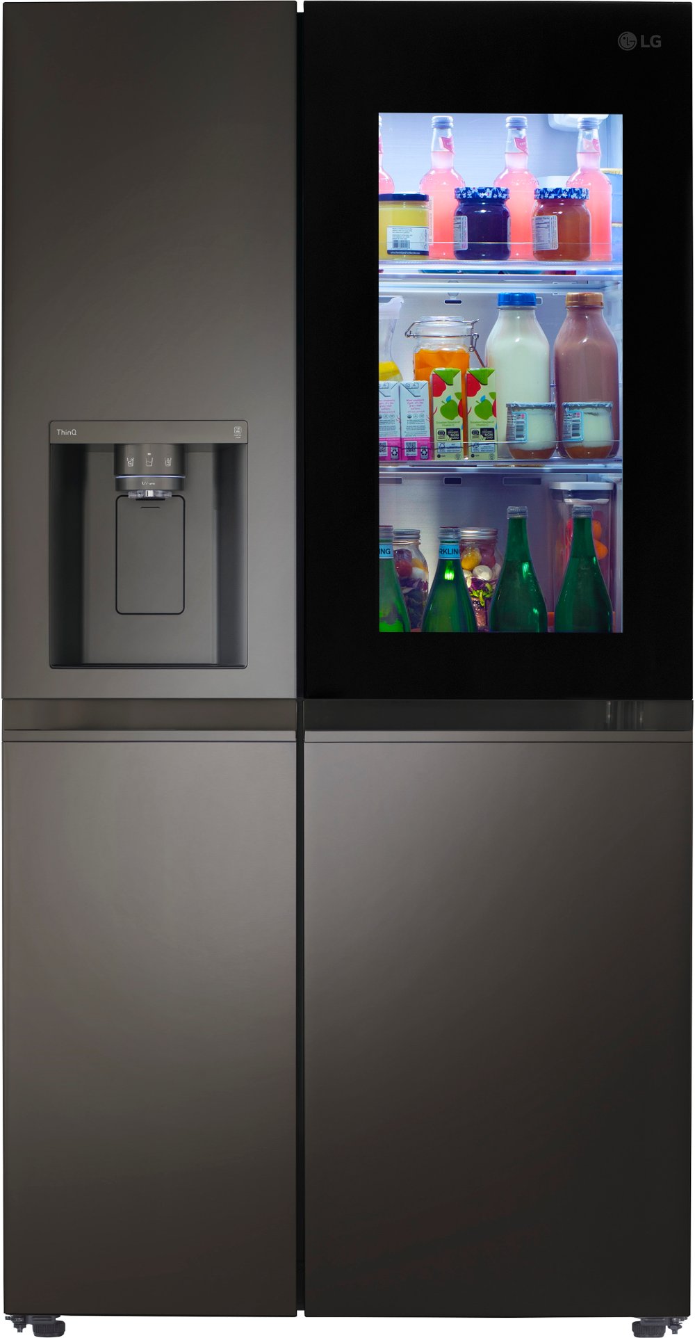 LG 26.8 cu ft Side by Side Refrigerator - Black Stainless Steel