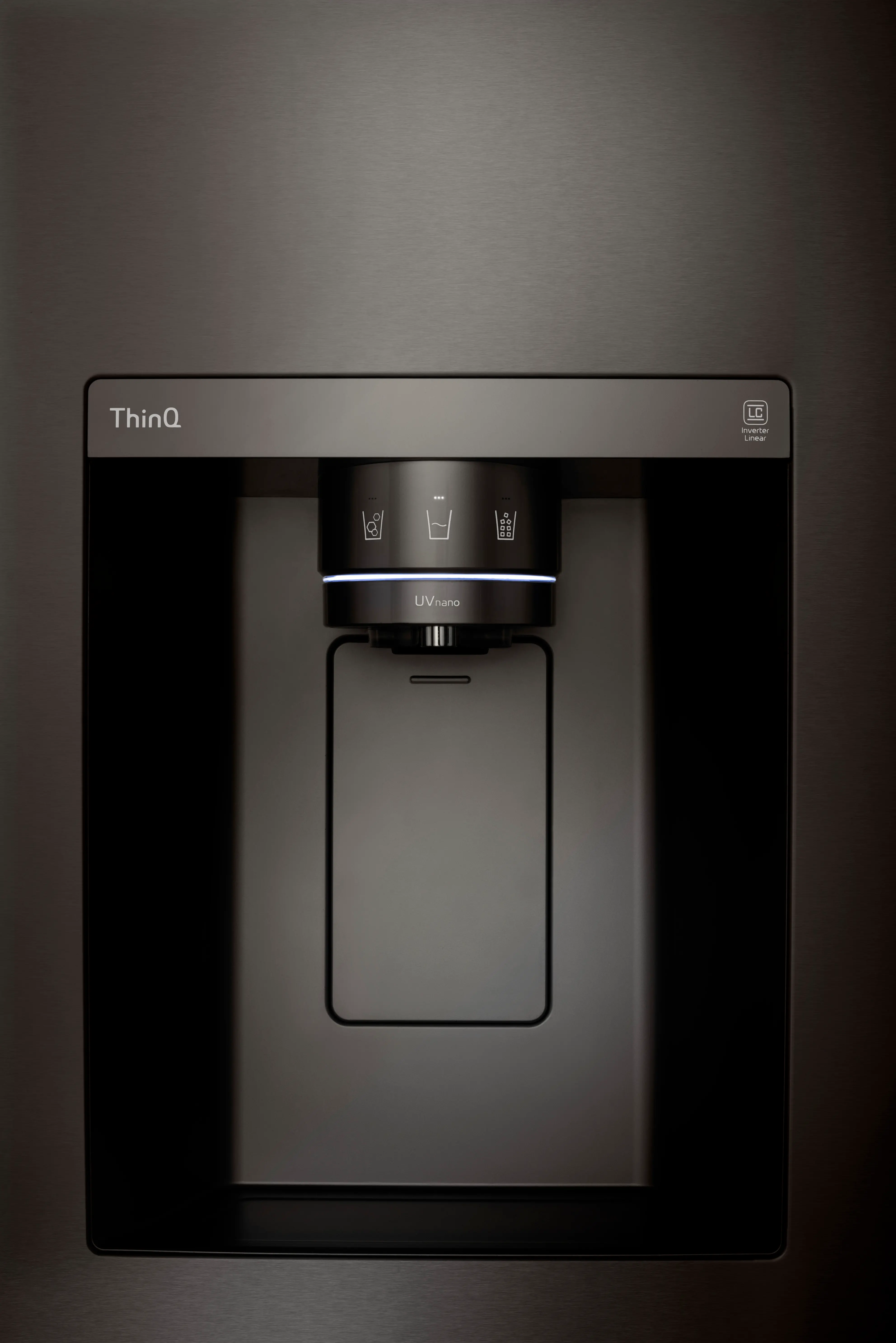 LRSOS2706D LG 26.8 cu ft Side by Side Refrigerator - Black Stainless Steel-3