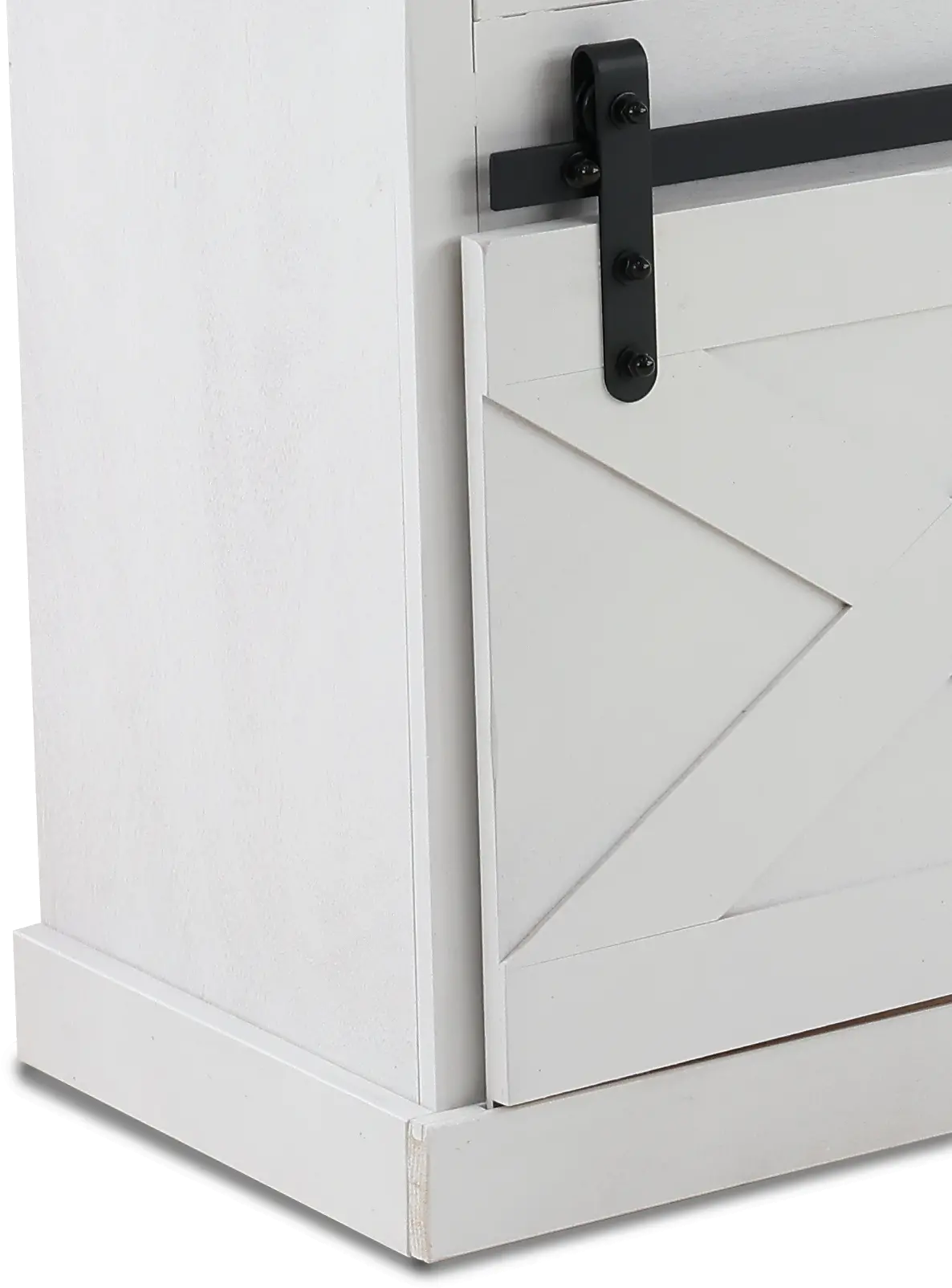 Farmhouse White 94  Fireplace TV Stand-5