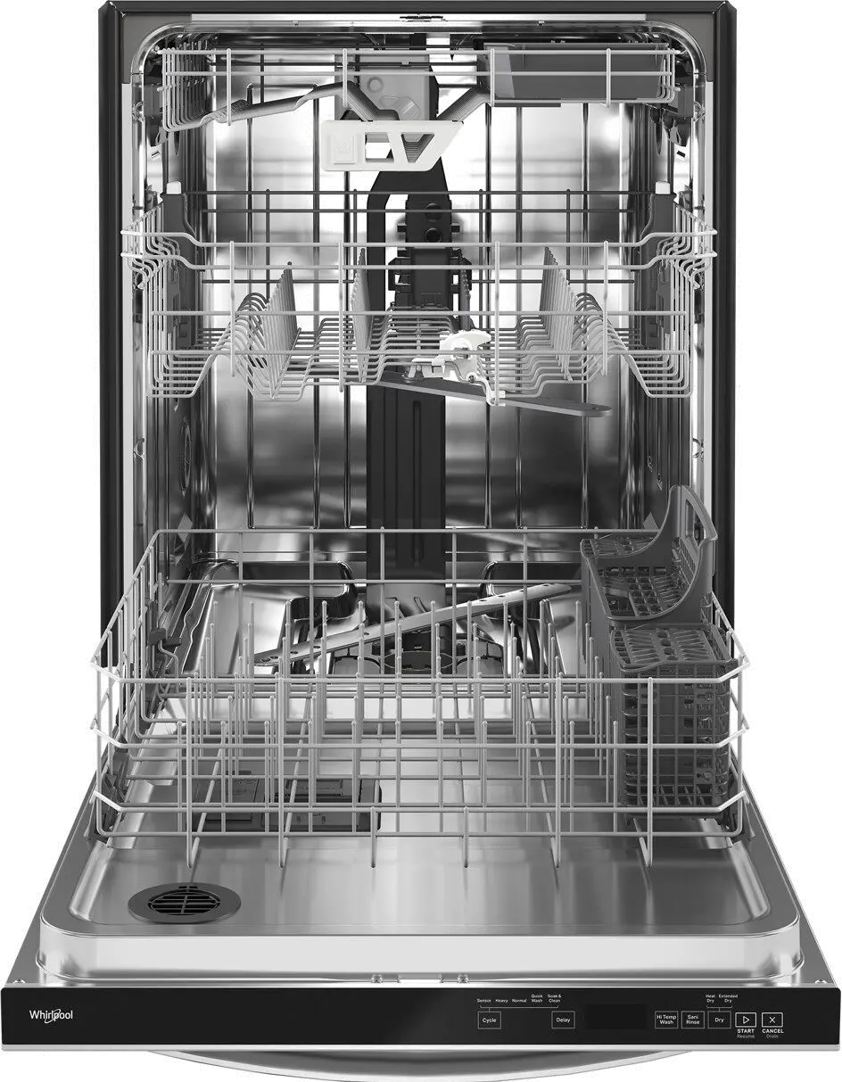 WDT970SAKZ Whirlpool Top Control Dishwasher - Stainless Steel-1