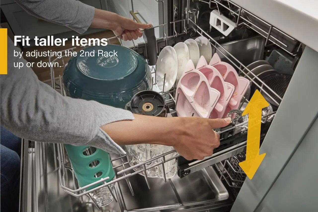 WDT970SAKZ Whirlpool Top Control Dishwasher - Stainless Steel-7