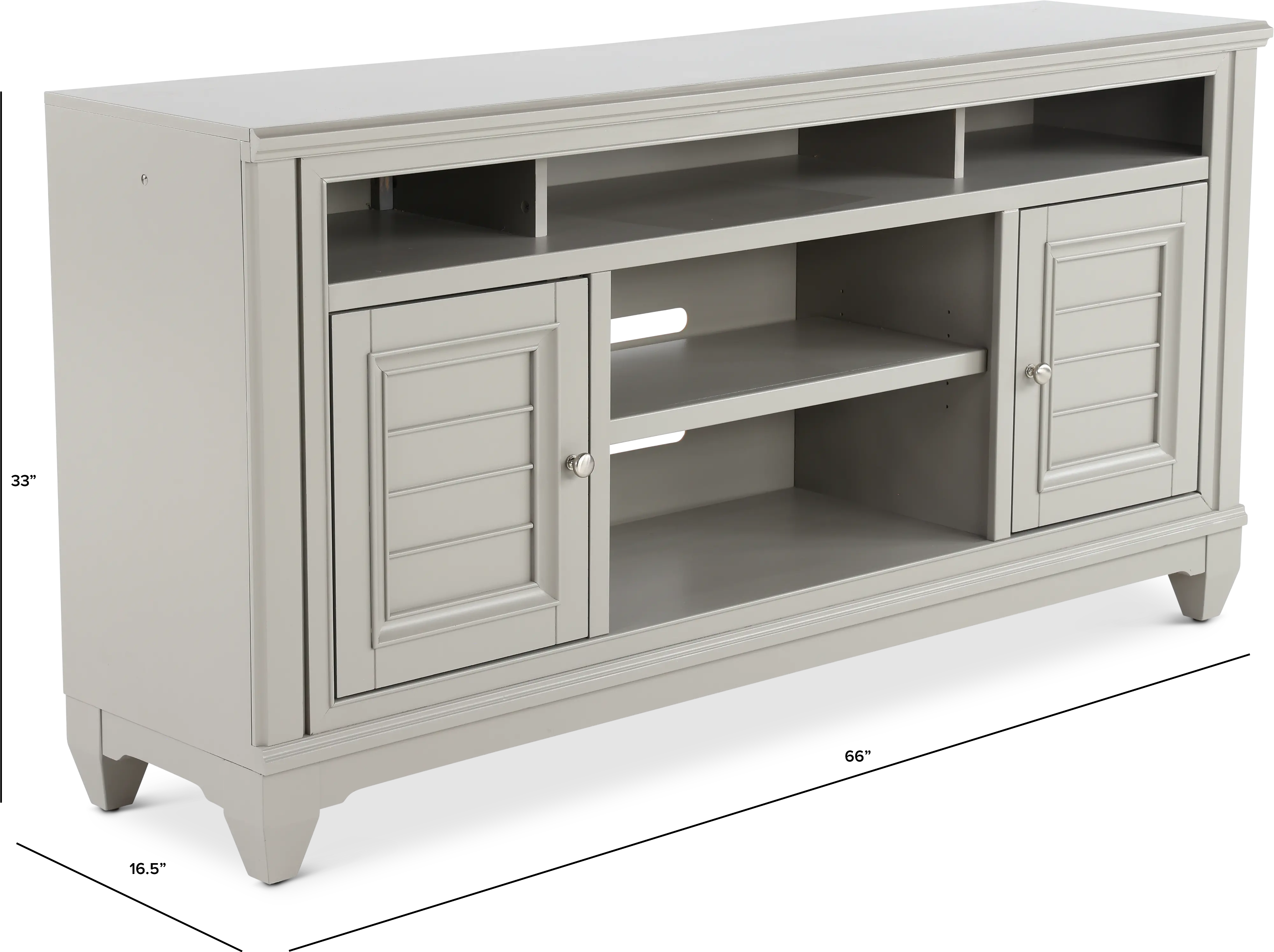 Belmar Twilight Gray 66  TV Stand-3