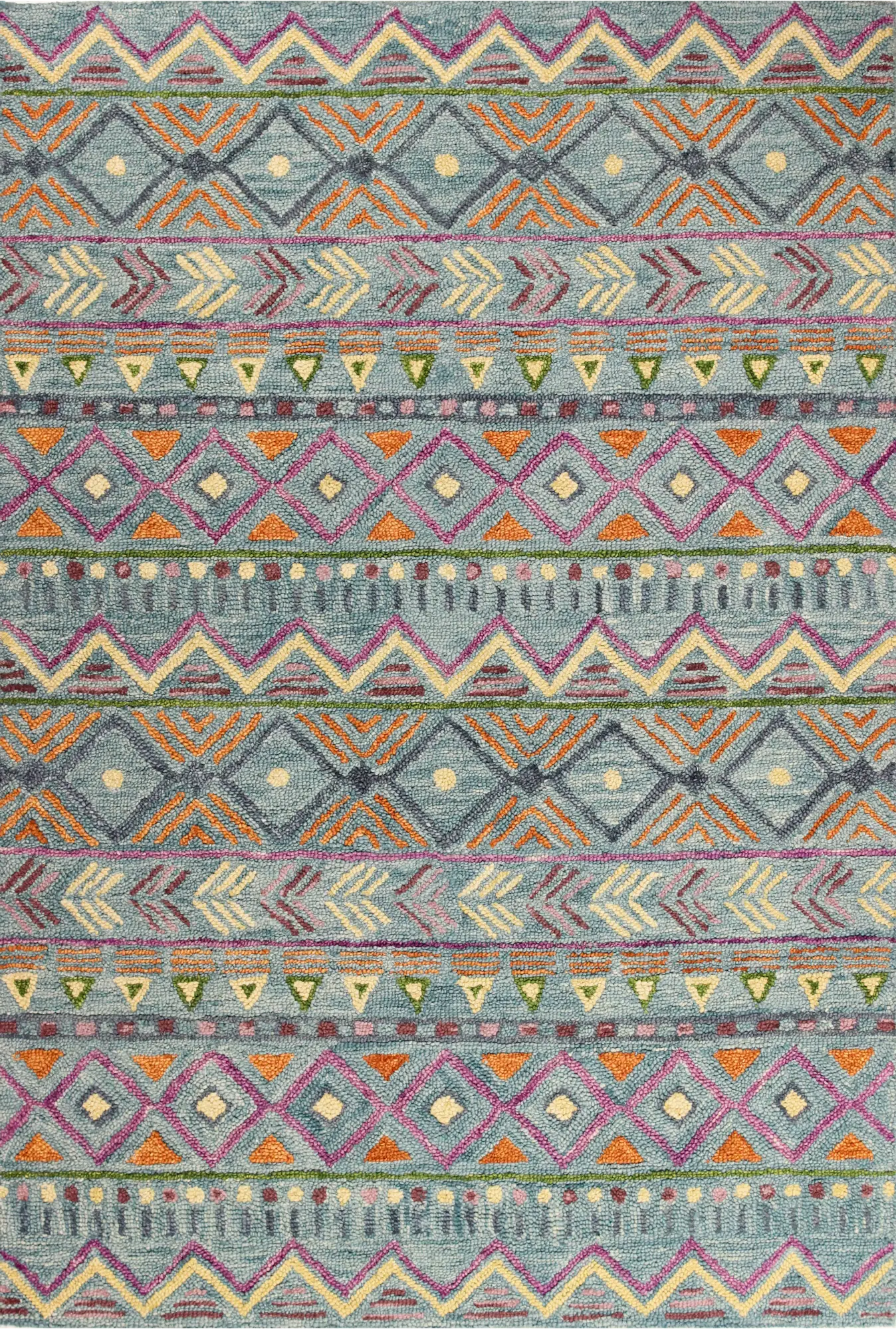R131-TE-9X12-AL117 Valencia 9 x 12 Naim Abstract Teal Area Rug-1