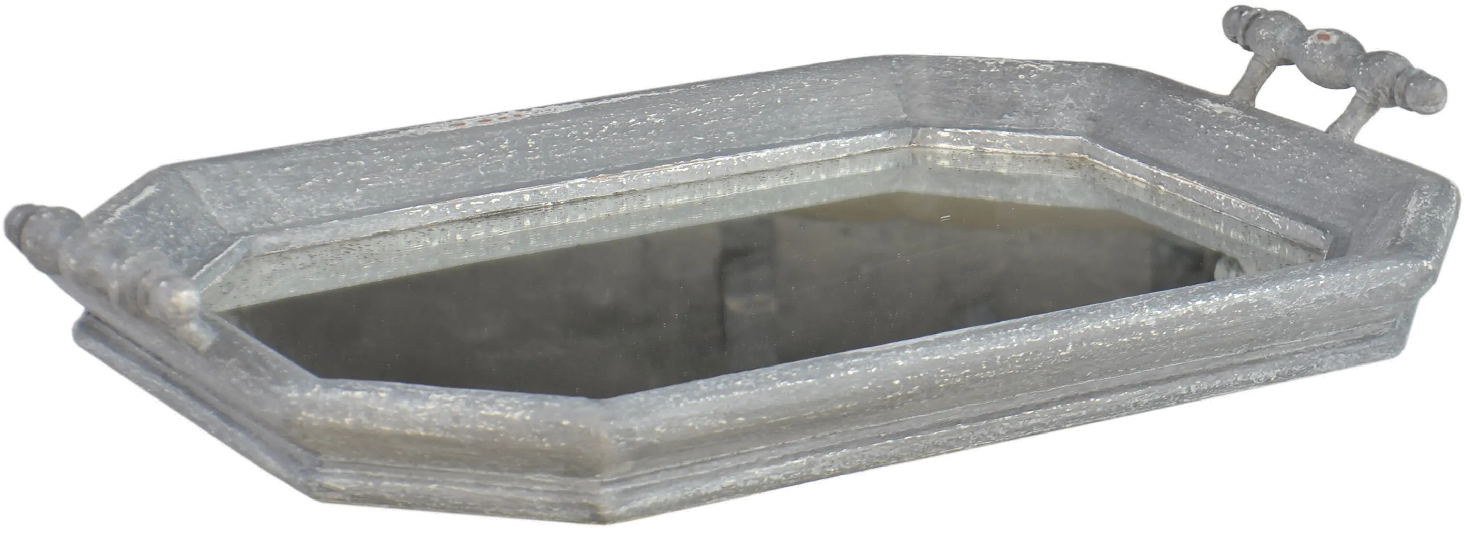 Dorset Venetian Blue Stain Tray With Mirror-1
