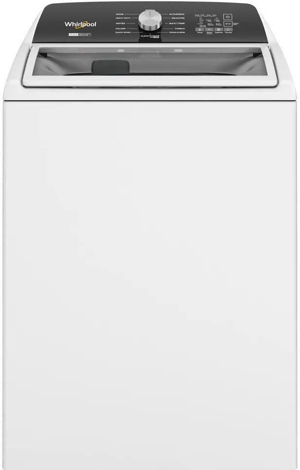 WTW5057LW Whirlpool Top Load Washer with Removable Agitator 4.7 cu. ft. - White W5057-1