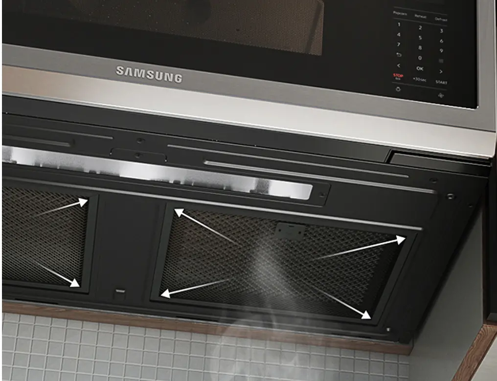 ME11A7710DG Samsung Over the Range Slim Microwave - Black Stainless Steel-12
