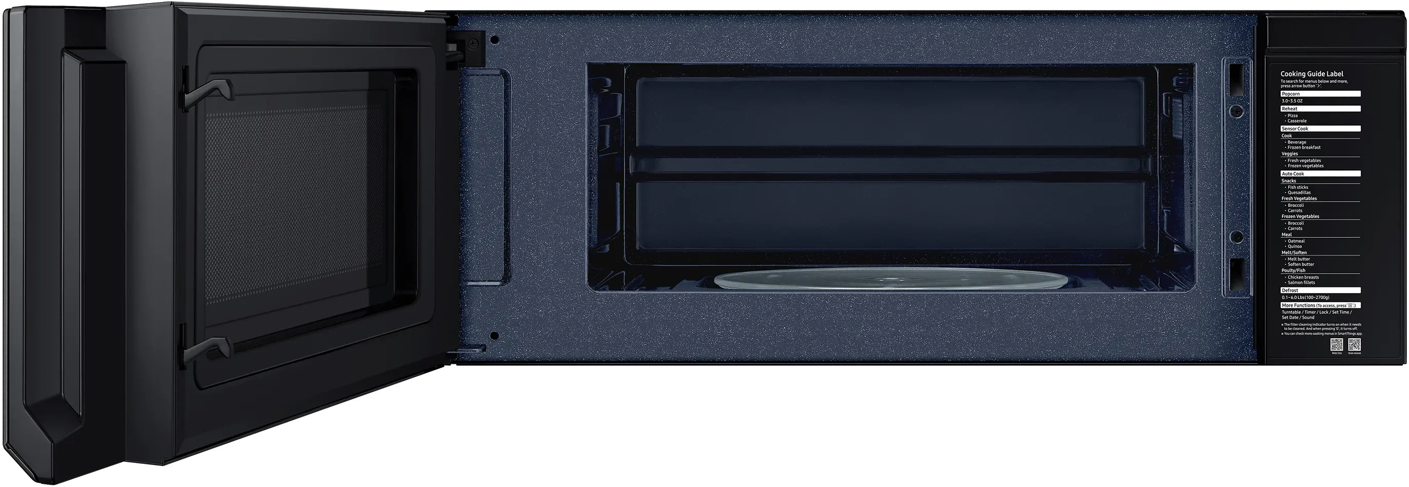 ME11A7710DG Samsung Over the Range Slim Microwave - Black Stainless Steel-3