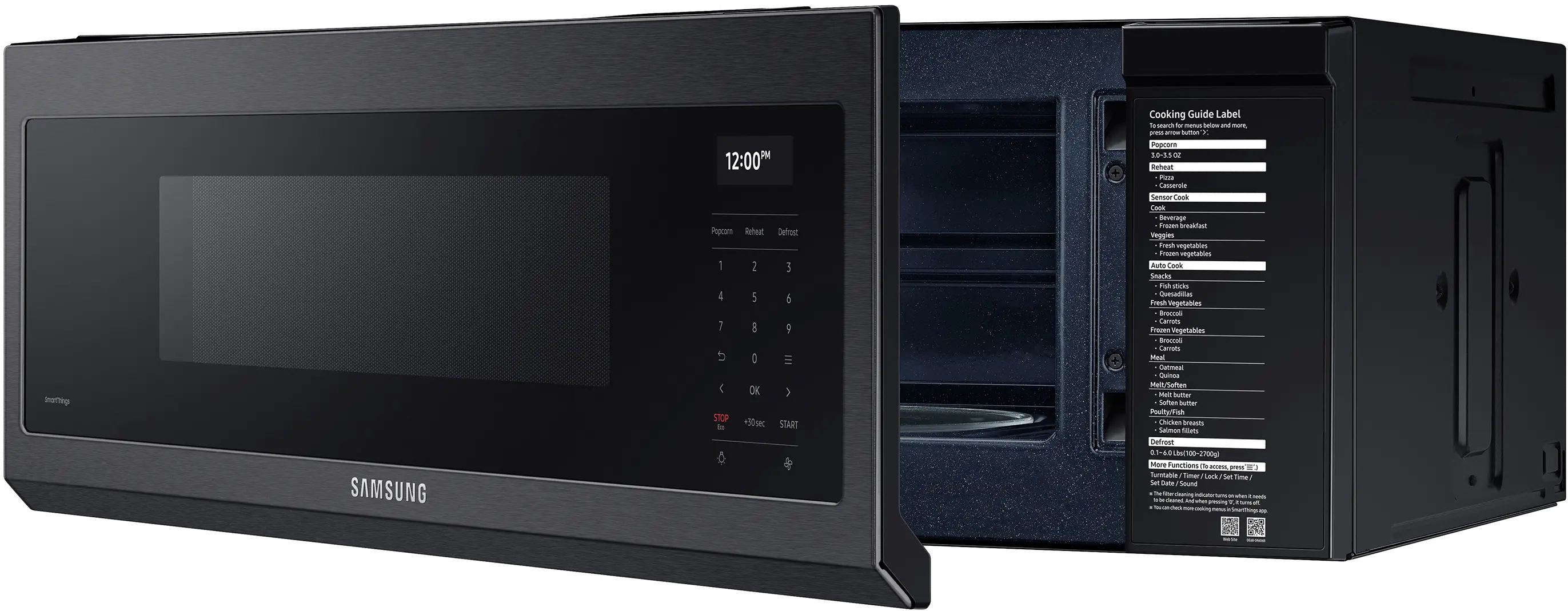 ME11A7710DG Samsung Over the Range Slim Microwave - Black Stainless Steel-5
