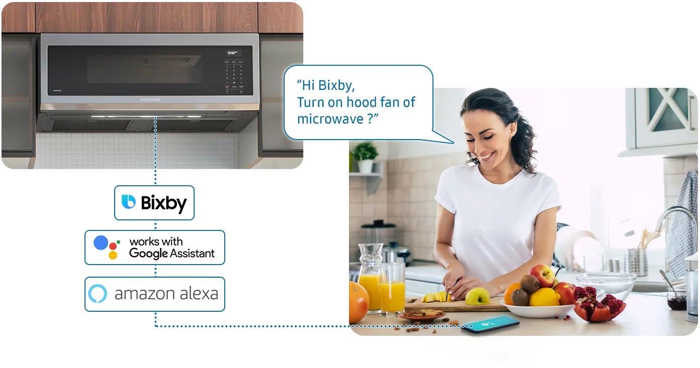 ME11A7710DS Samsung Over the Range Slim Microwave - Stainless Steel-14
