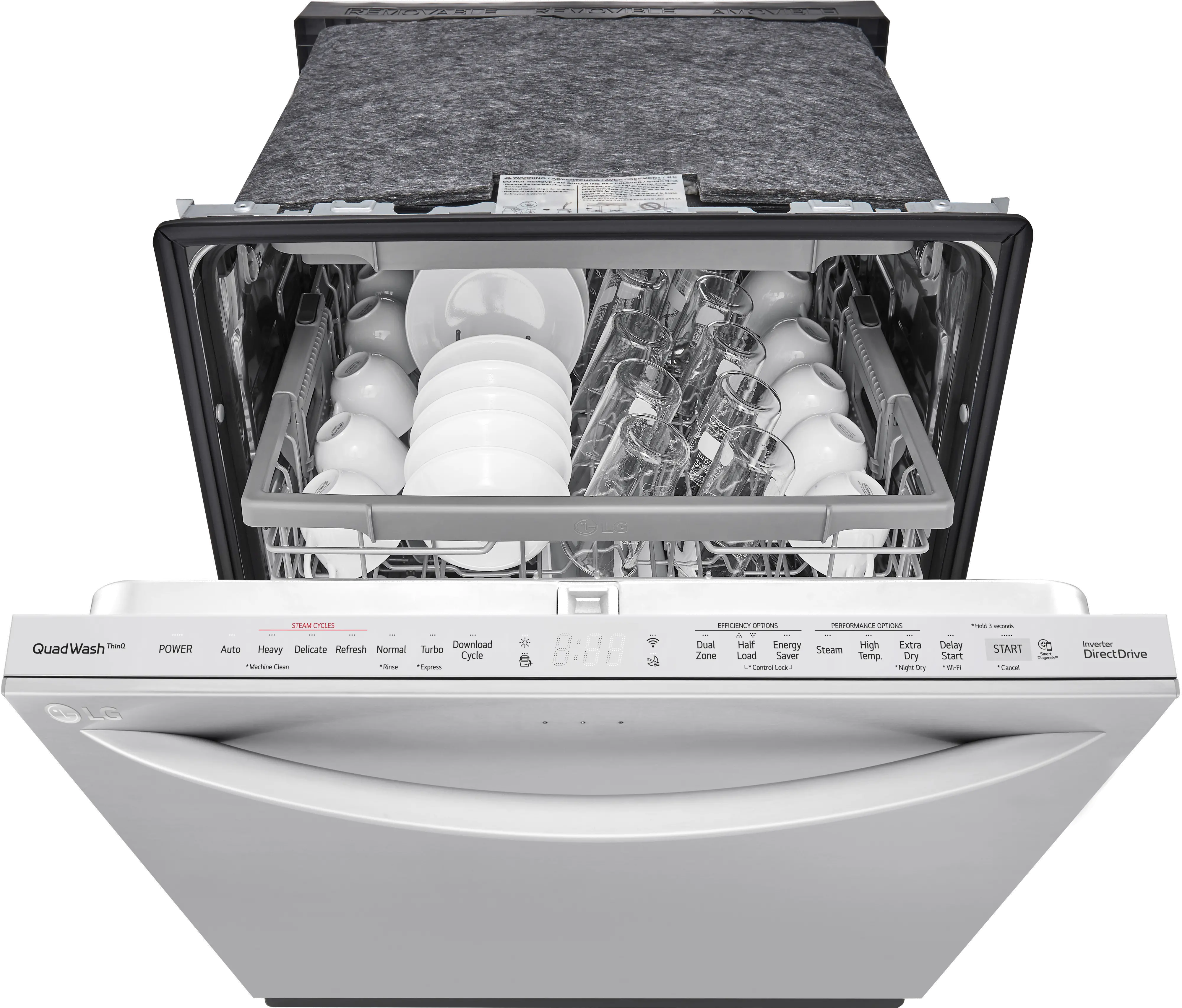 LDTS5552S LG Top Control Dishwasher - Stainless Steel-4