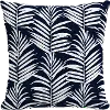 PL18PPLMNVGRTSP 18  Navy Palm Throw Pillow - Skyline Furniture