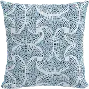 PL18PSEFNBLUTSP 18  Sea Fan Blue Pillow - Skyline Furniture