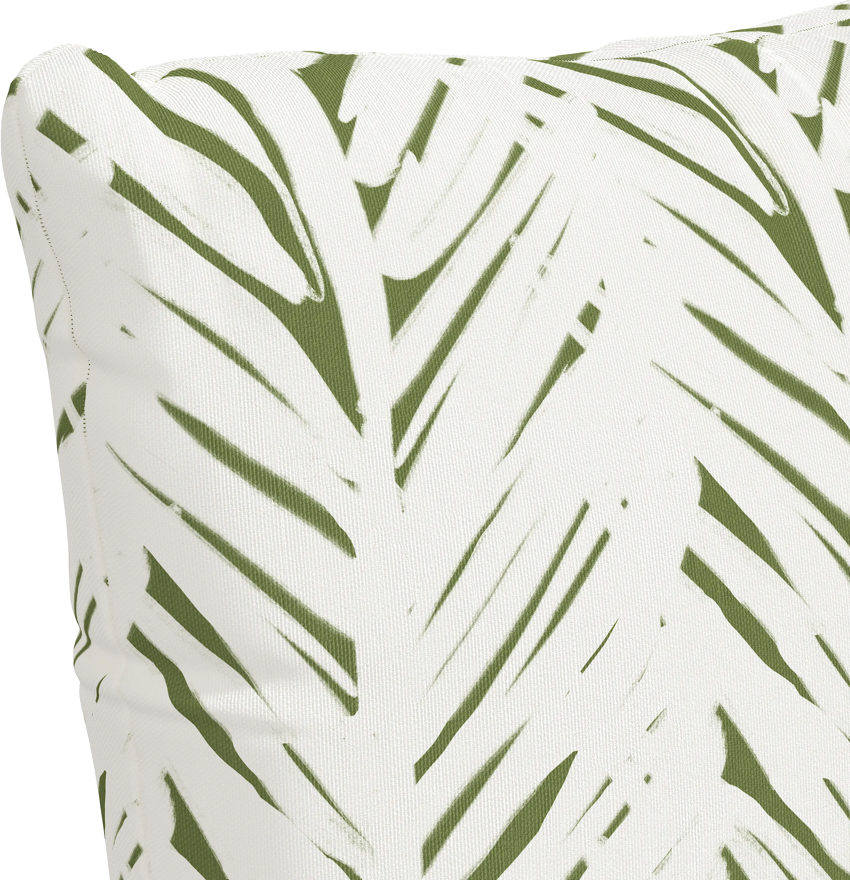 PL18PBRPLLFTSP 18  Brush Palm Leaf Pillow - Skyline Furniture-2