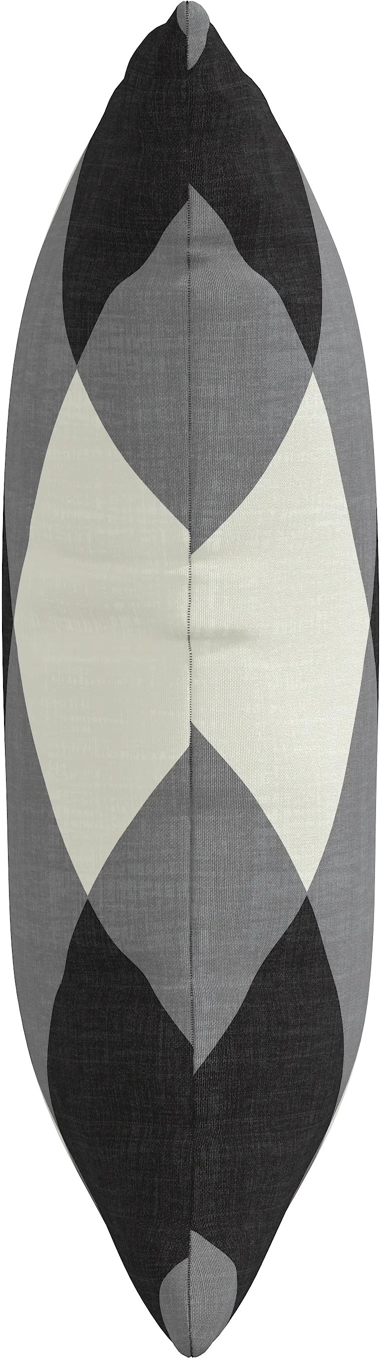 PL22PDMCHCHRTSP 22  Diamond Check Charcoal Pillow - Skyline Furniture-3