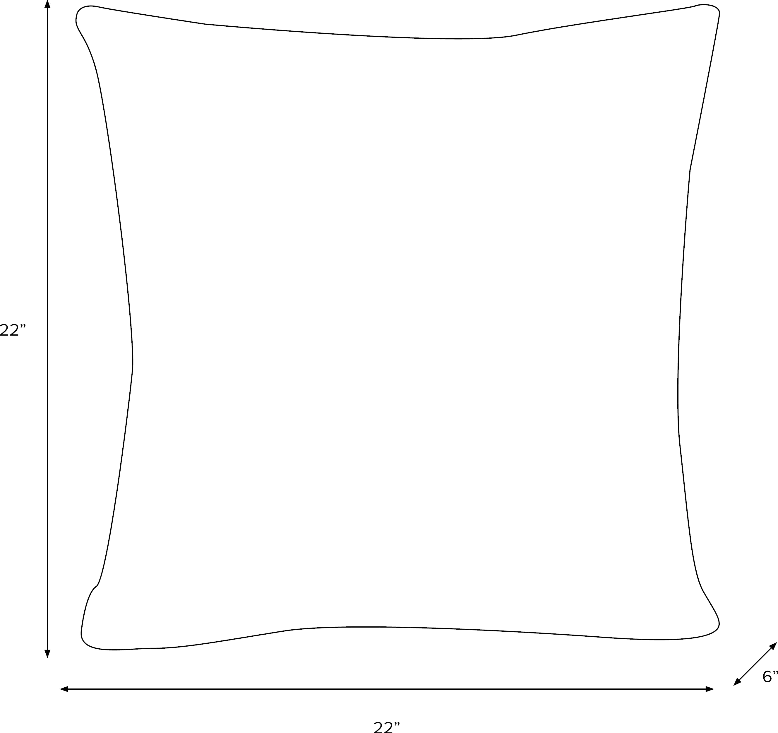 PL22PDMCHCHRTSP 22  Diamond Check Charcoal Pillow - Skyline Furniture-5