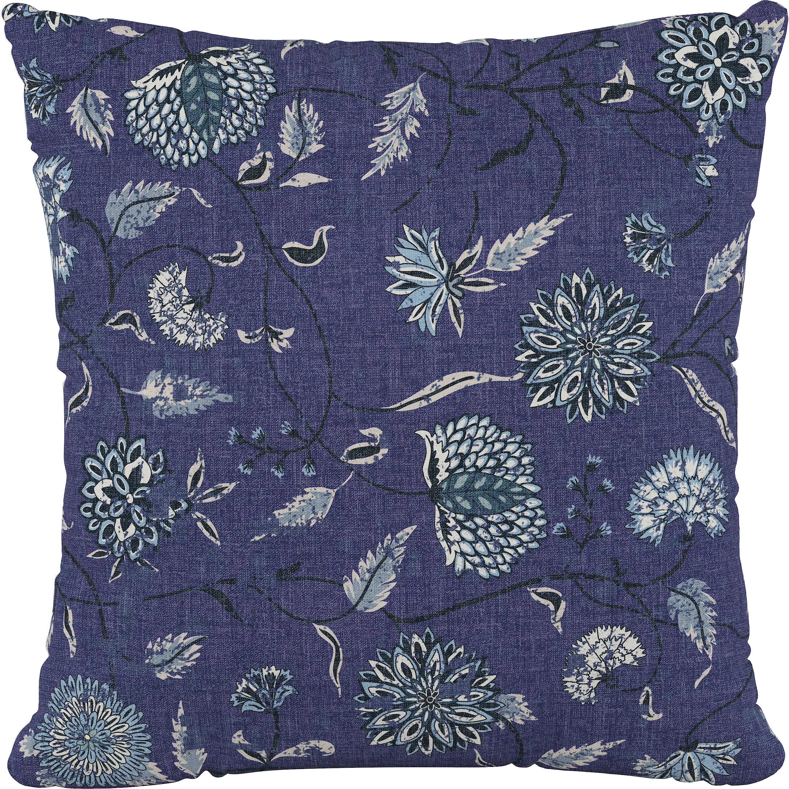 PL18PDHLBLOGA 18  Dahlia Indigo Pillow - Skyline Furniture-1