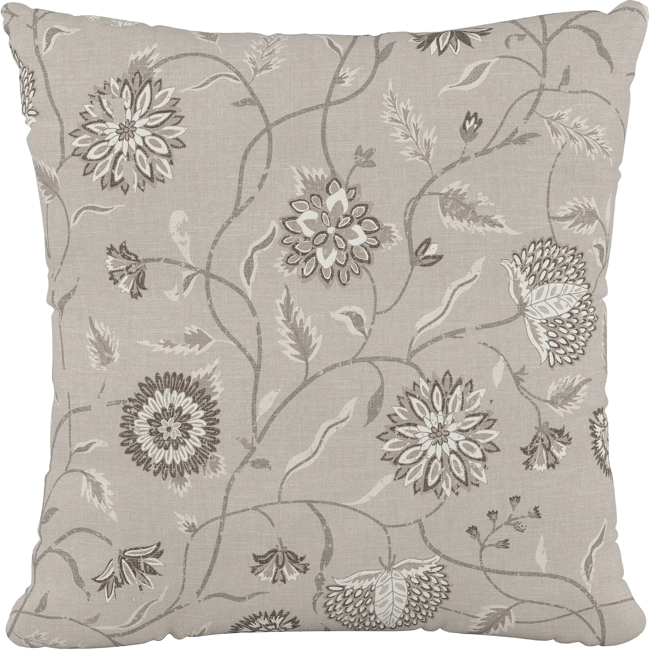 PL18PDHLATUPOGA 18  Dahlia Taupe Pillow - Skyline Furniture-1