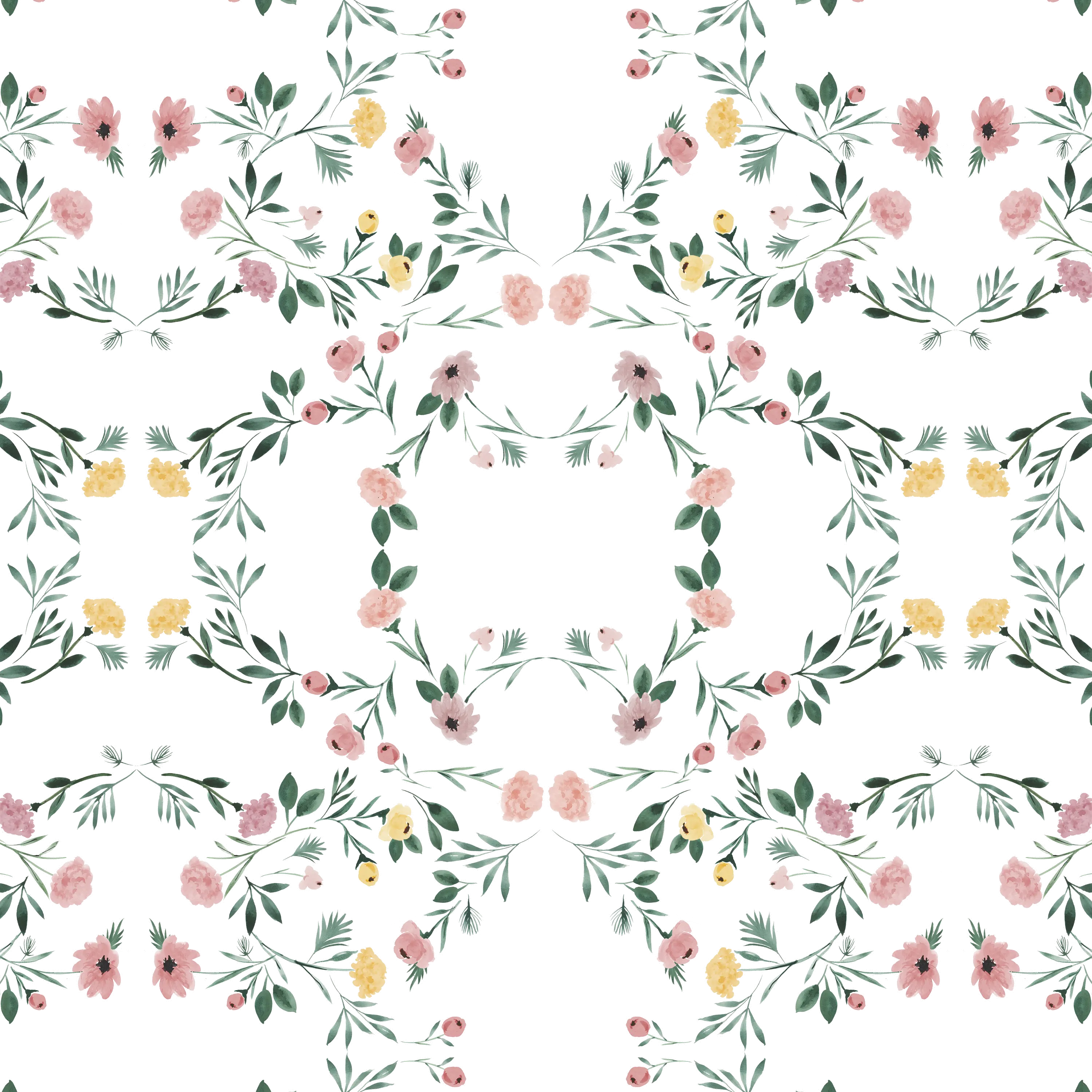 PL18PKLFLBLSSMA 18  Kaleidoscope Floral Pillow - Skyline Furniture-4