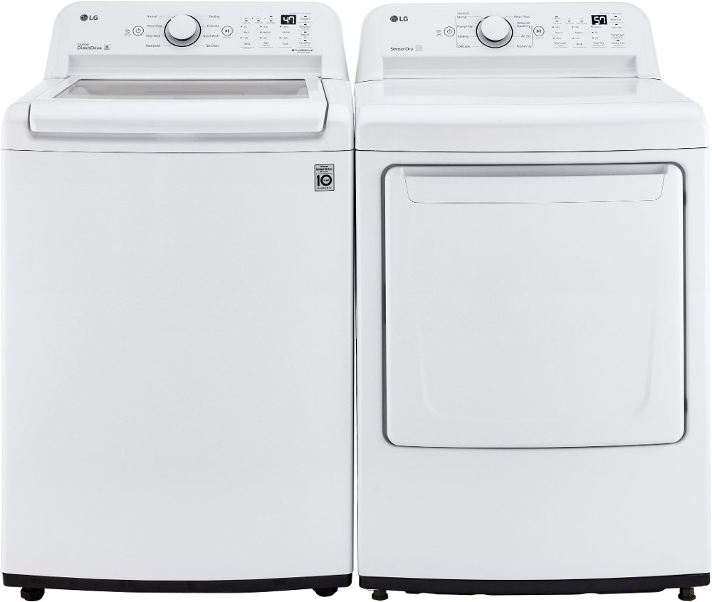 LG Washer and Electric Dryer Set - White 7000