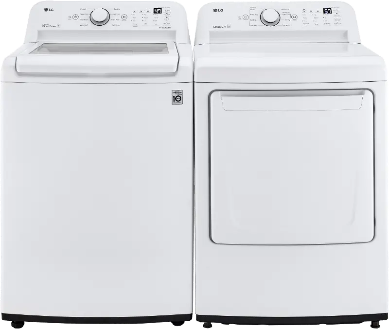 LG Washer and Gas Dryer Set - White 7000
