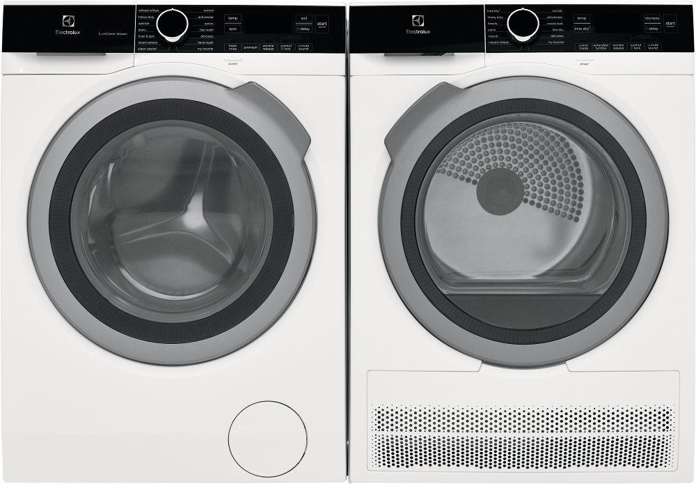 Electrolux Front Load Washer and Dryer Set - White 4222