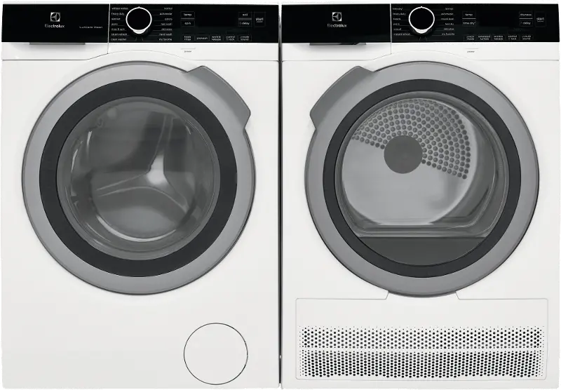 Electrolux Front Load Washer and Dryer Set - White 4222