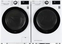 .LG-W/W-1455-ELE--PR LG Compact Washer and Dryer Set - White, 1455