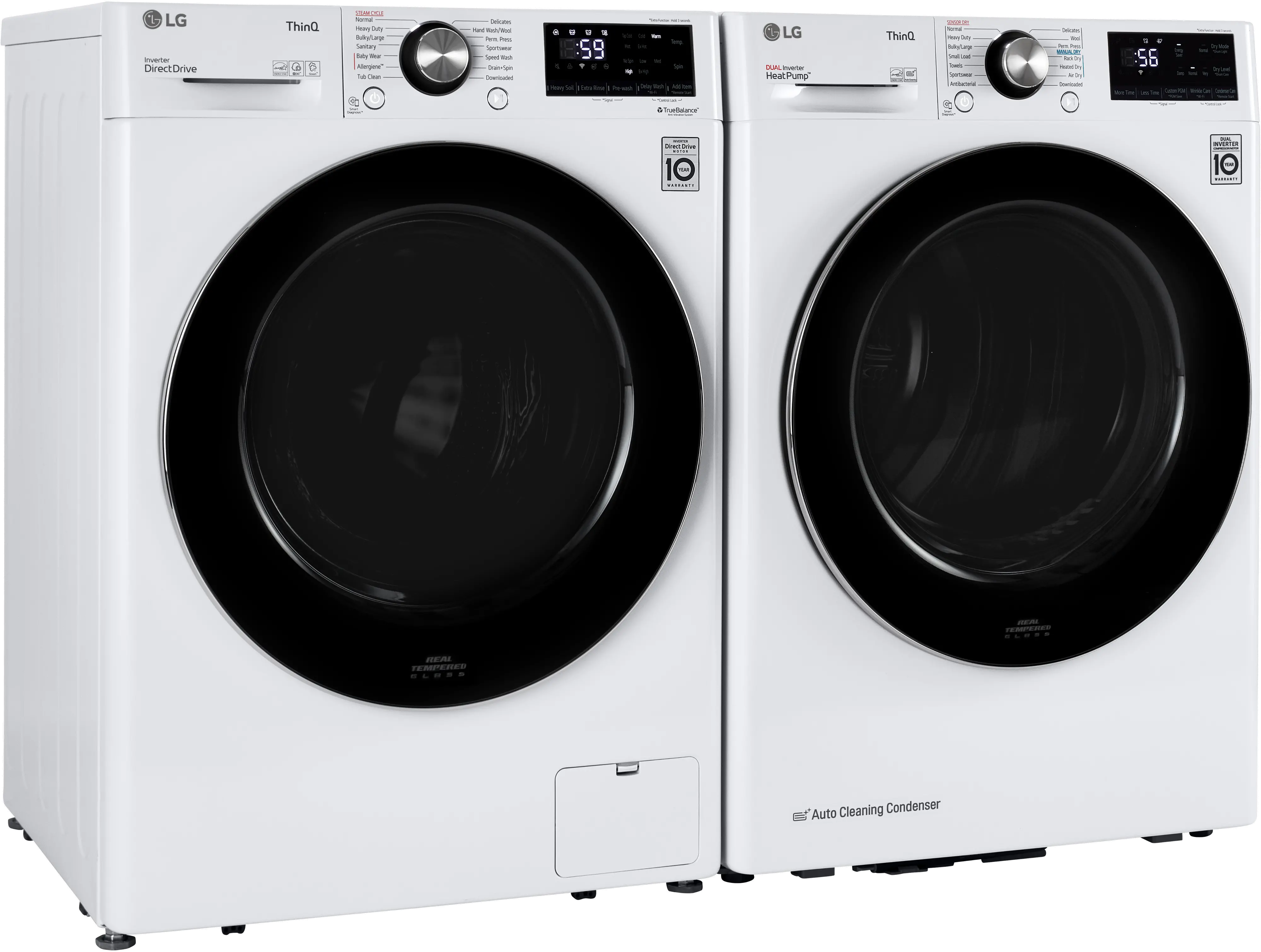 .LG-W/W-1455-ELE--PR LG Compact Washer and Dryer Set - White, 1455-2