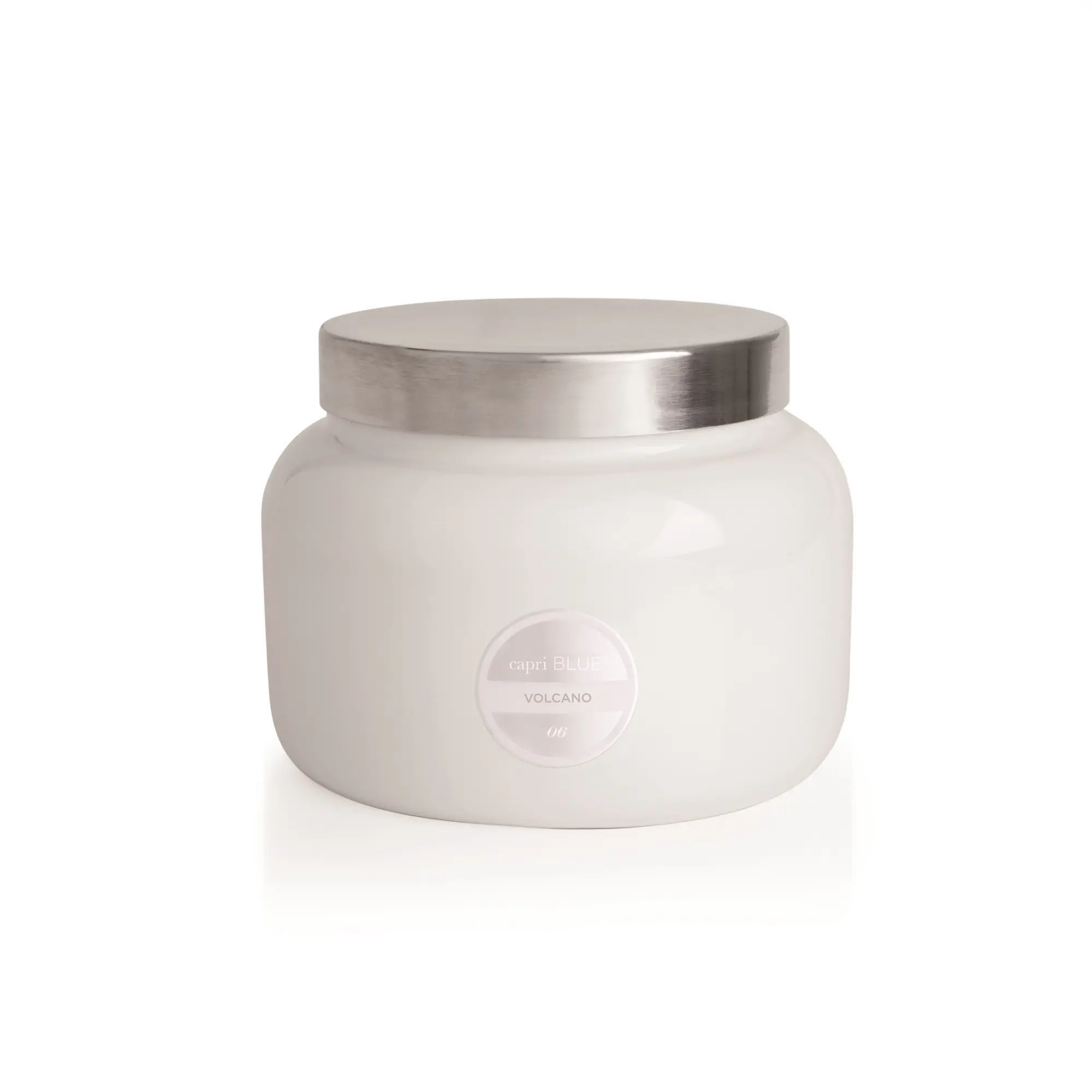 19 oz Volcano Signature White Jar Candle-1