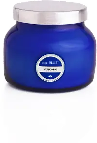 8 oz Volcano Signature Petite Blue Jar Candle
