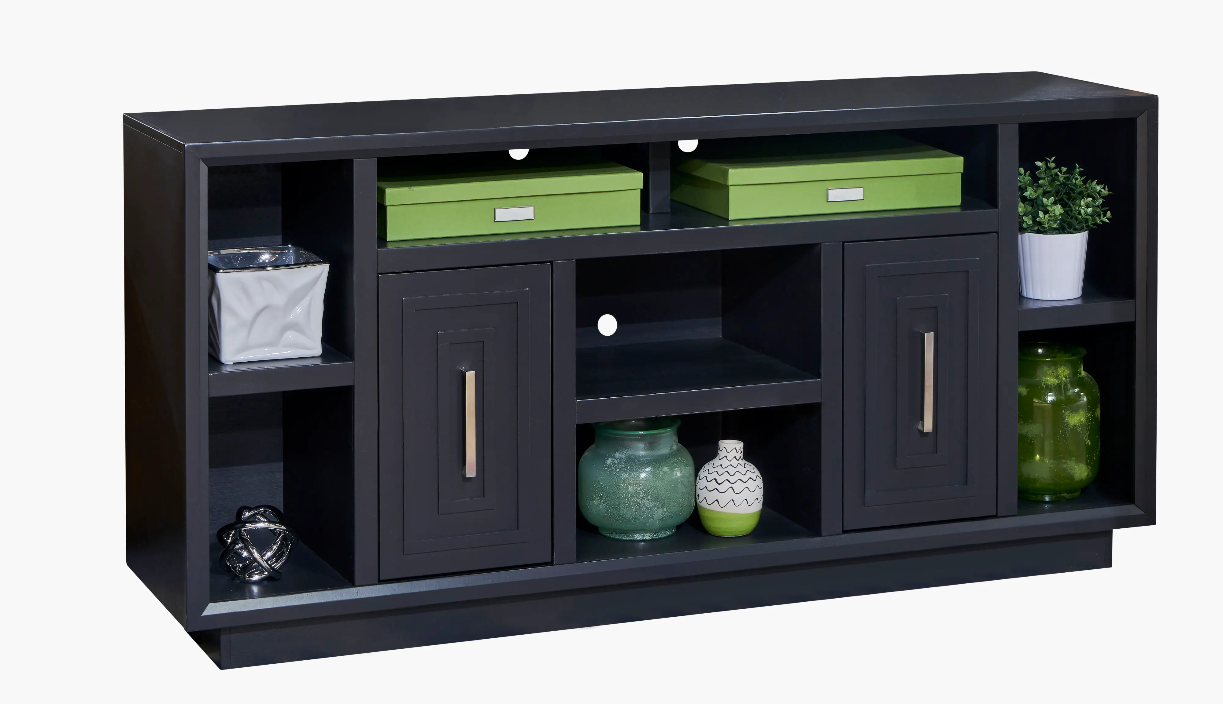 Sunset Black 67  TV Stand-2