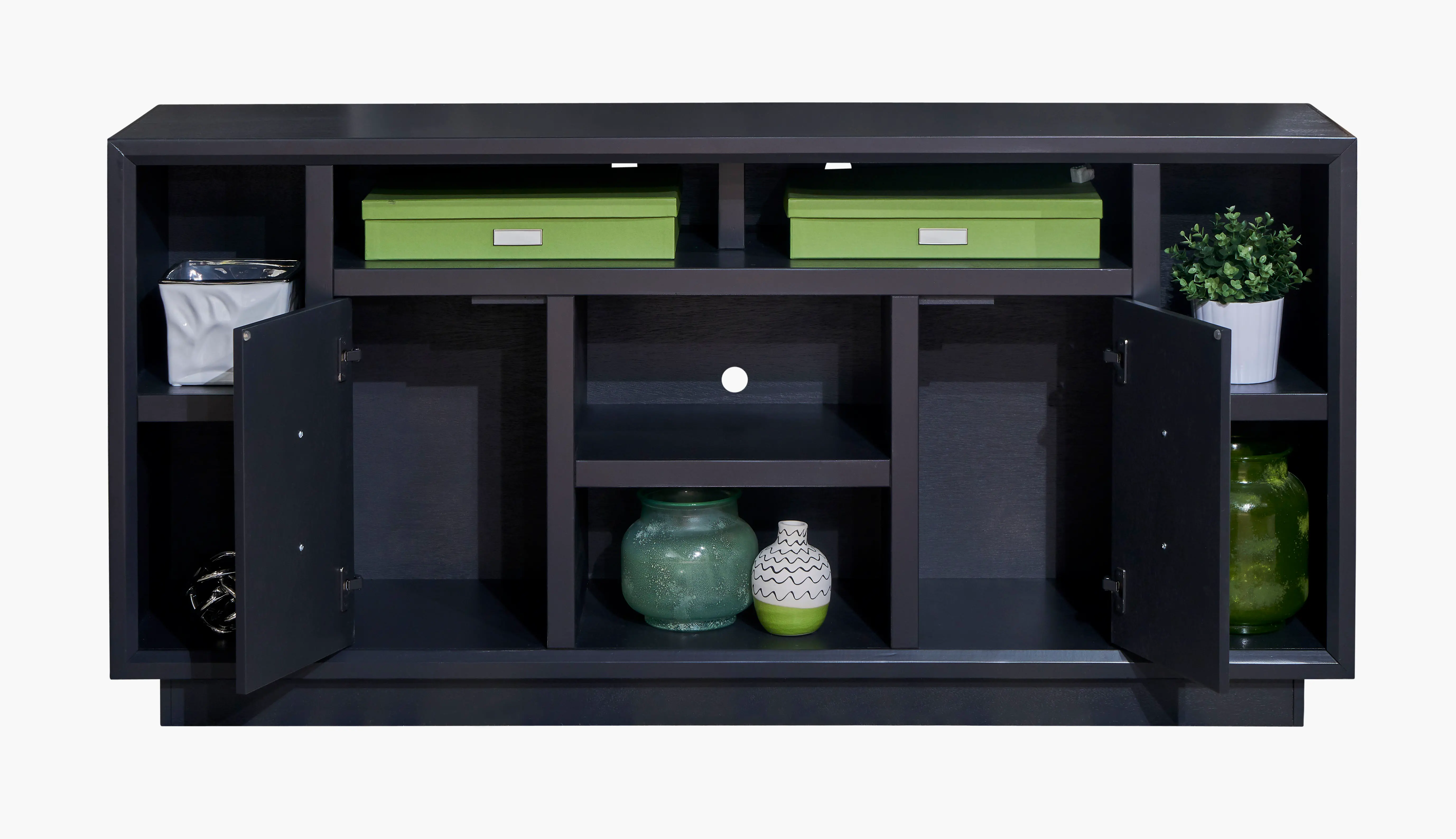 Sunset Black 67  TV Stand-7