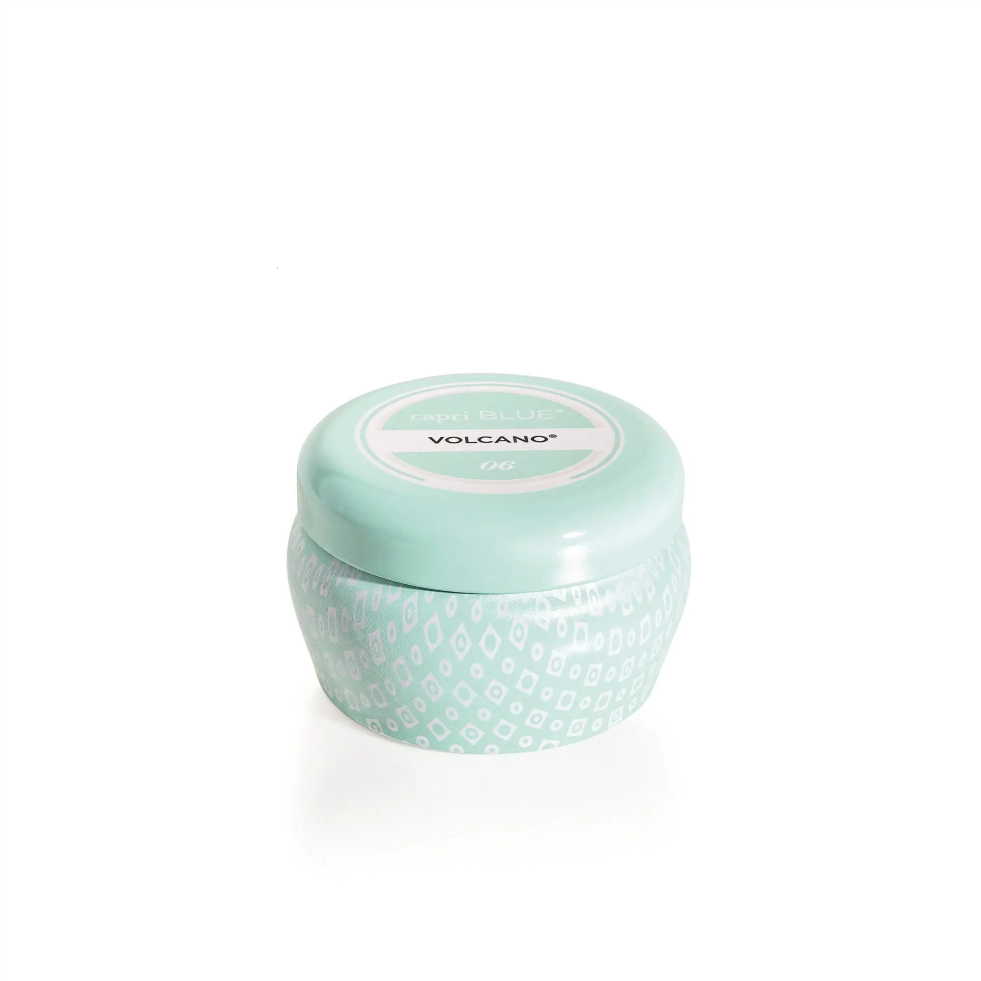 3 oz Volcano Signature Candle in Aqua Mini Tin-1