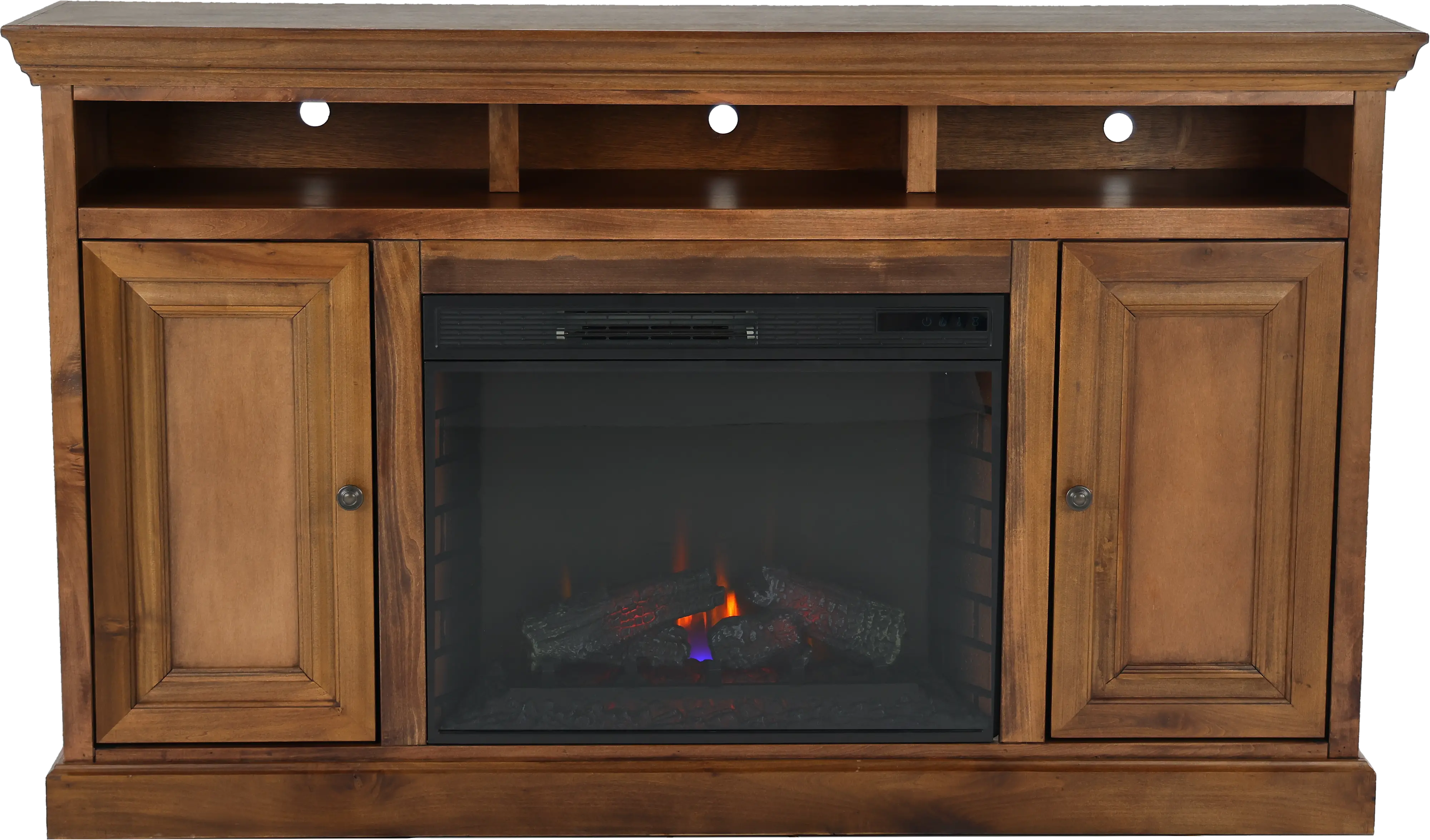 Largo Brown 67  Fireplace TV Stand-5