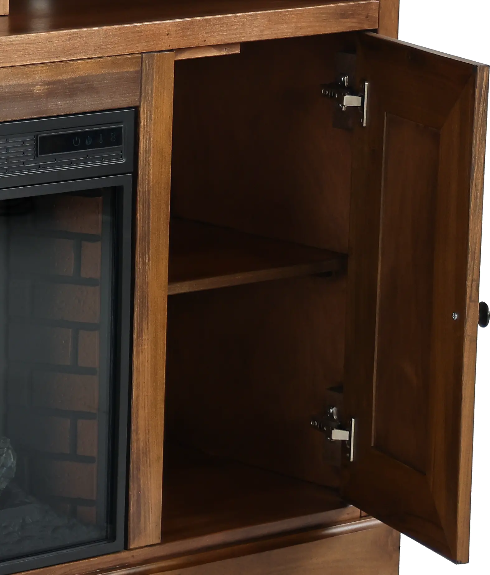 Largo Brown 67  Fireplace TV Stand-7