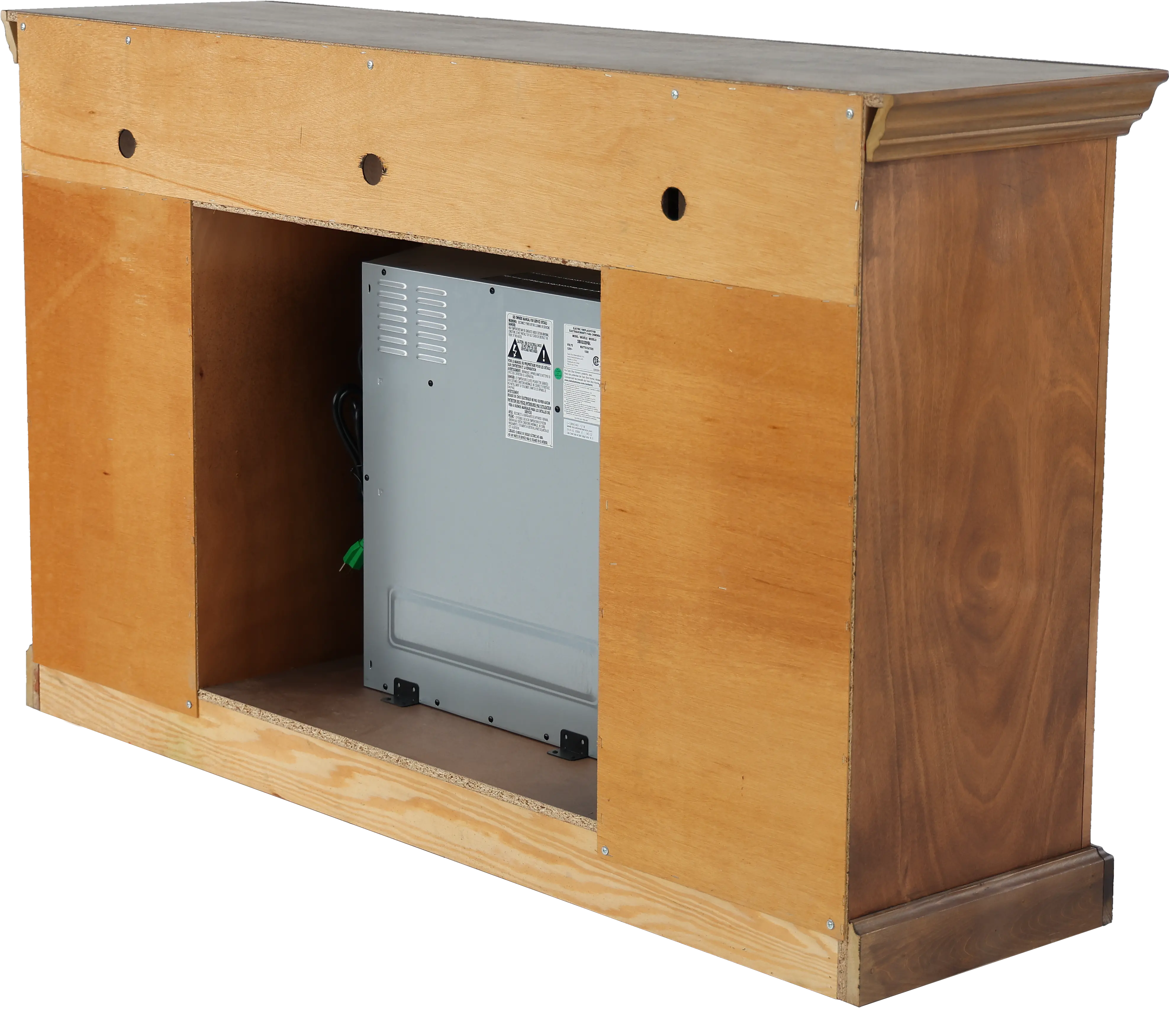 Largo Brown 67  Fireplace TV Stand-10