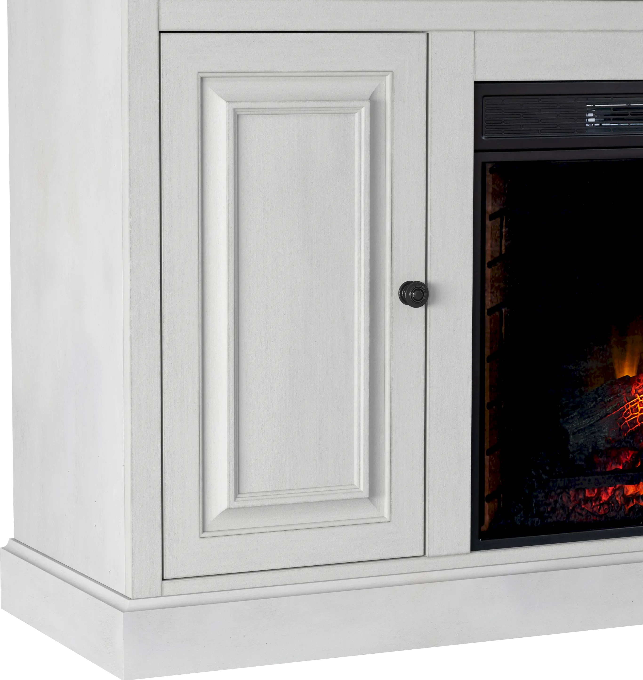 Largo White 67  Fireplace TV Stand-7