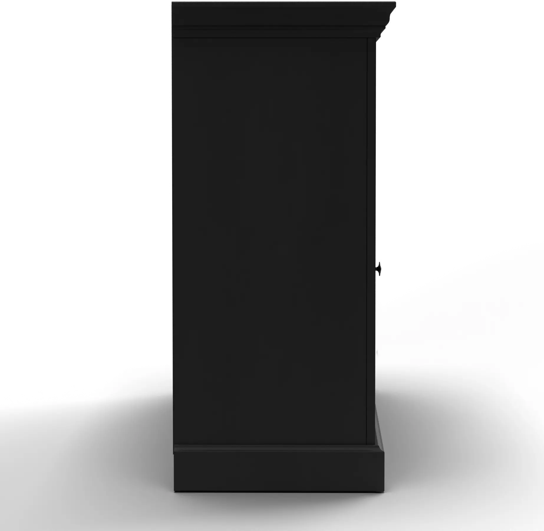 Largo Black 67  Fireplace TV Stand-5