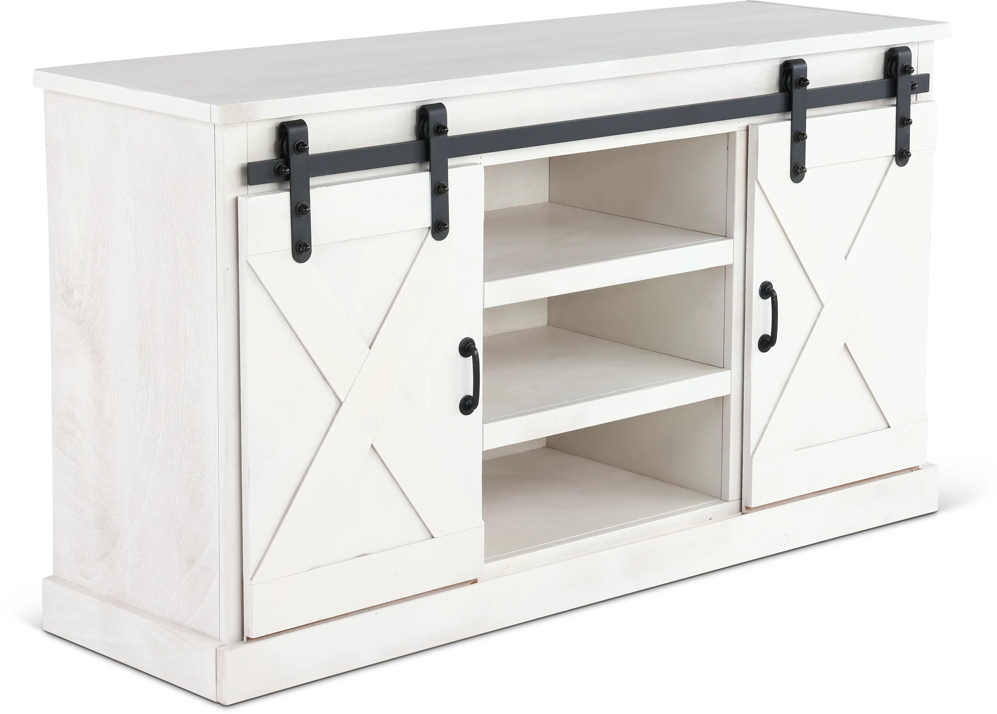 Gable Farmhouse White 56  TV Stand-4