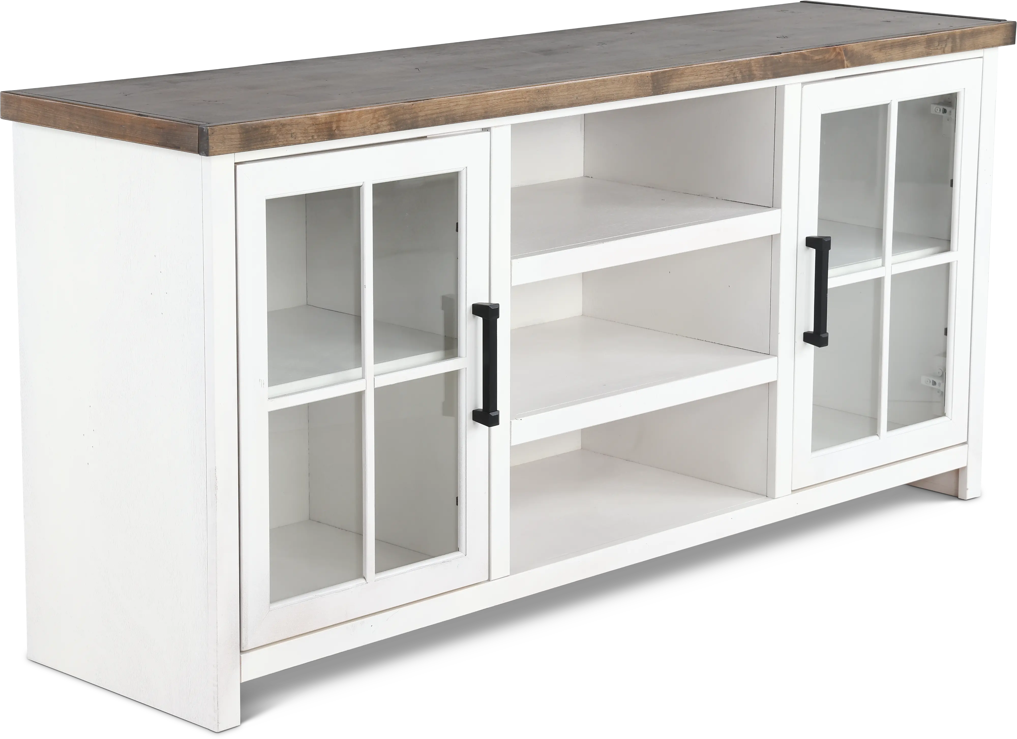 Hampton White 67  TV Stand-3