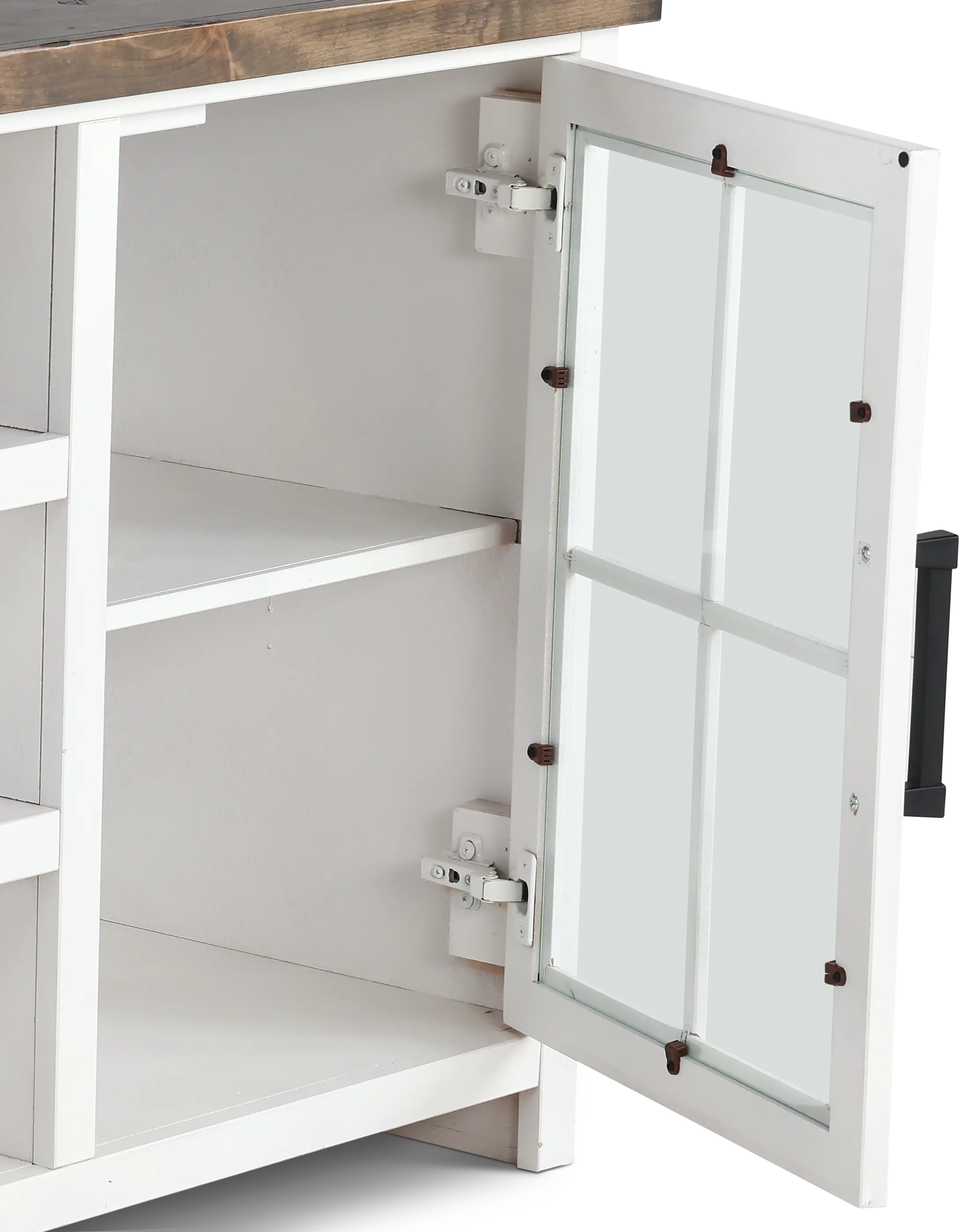 Hampton White 67  TV Stand-5