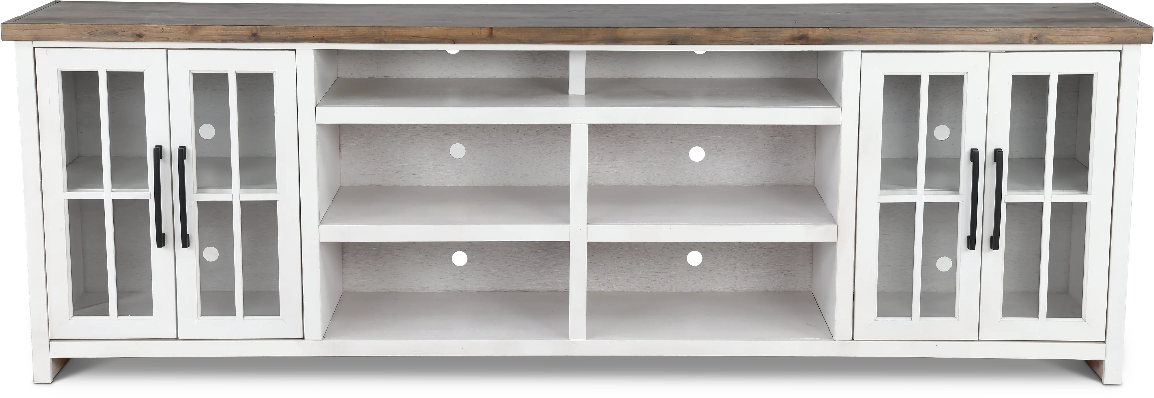 Hampton White TV Stand-1