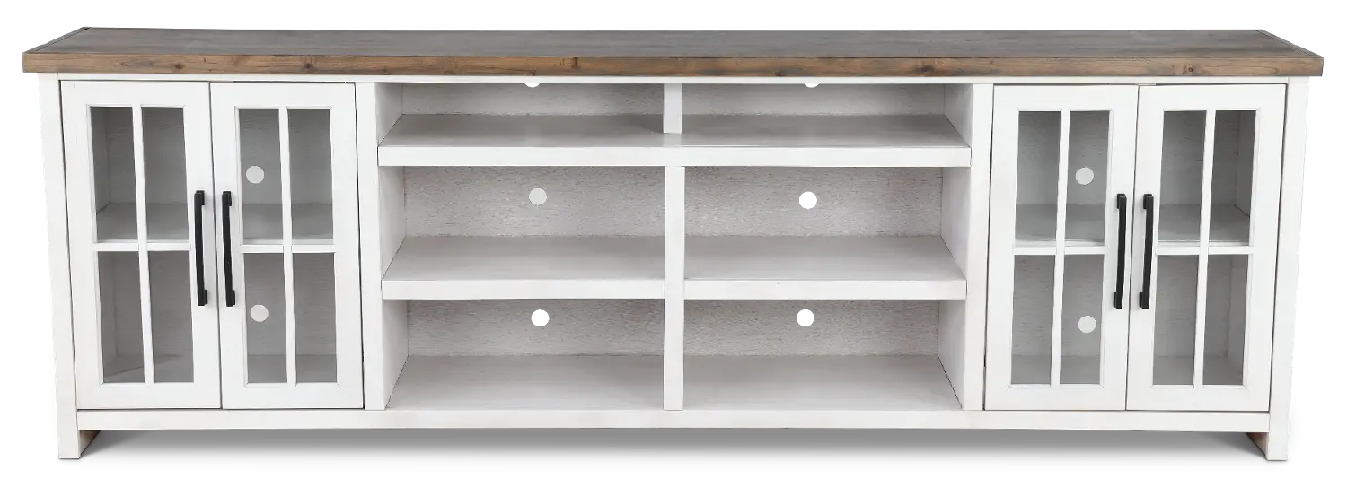 Hampton White TV Stand-1