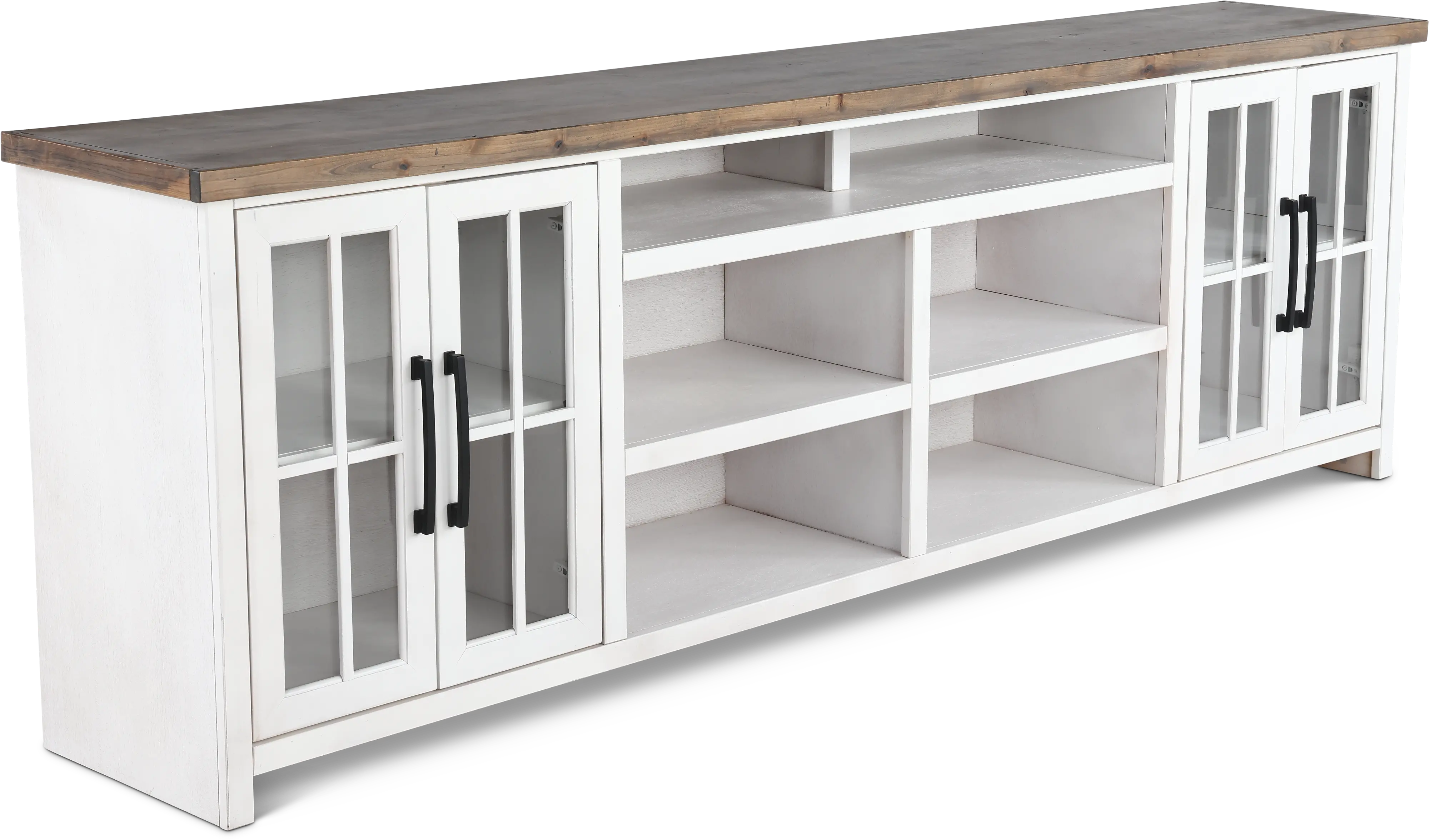 Hampton White TV Stand-3