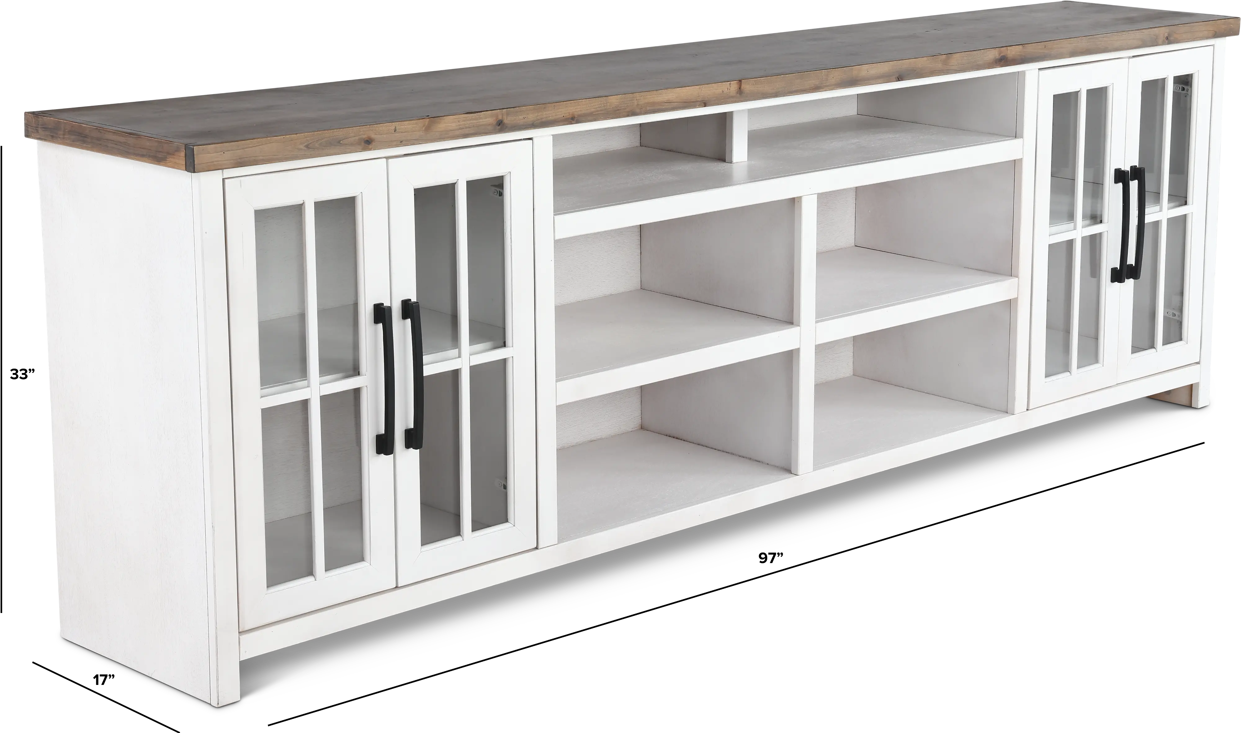Hampton White TV Stand-2