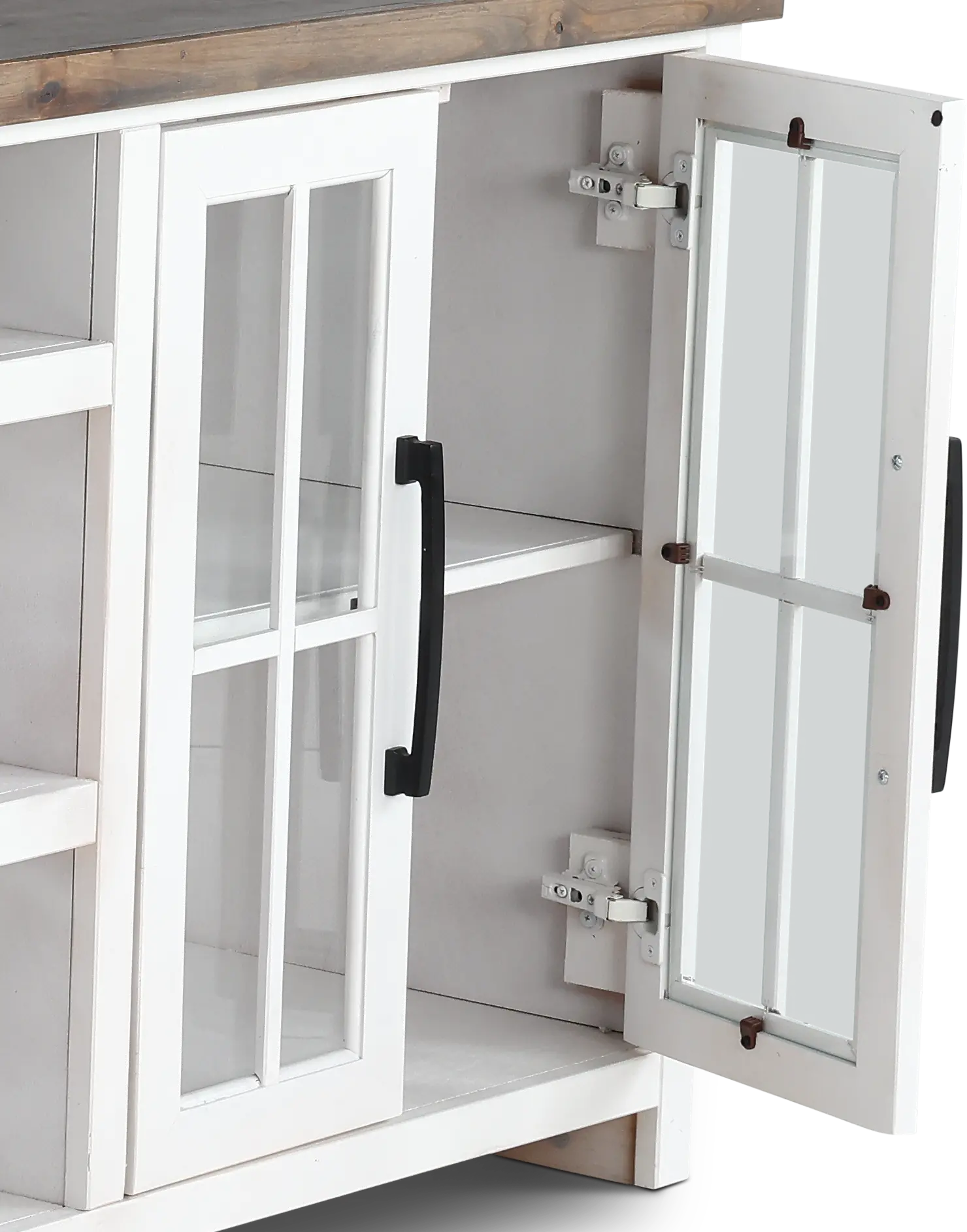 Hampton White TV Stand-5