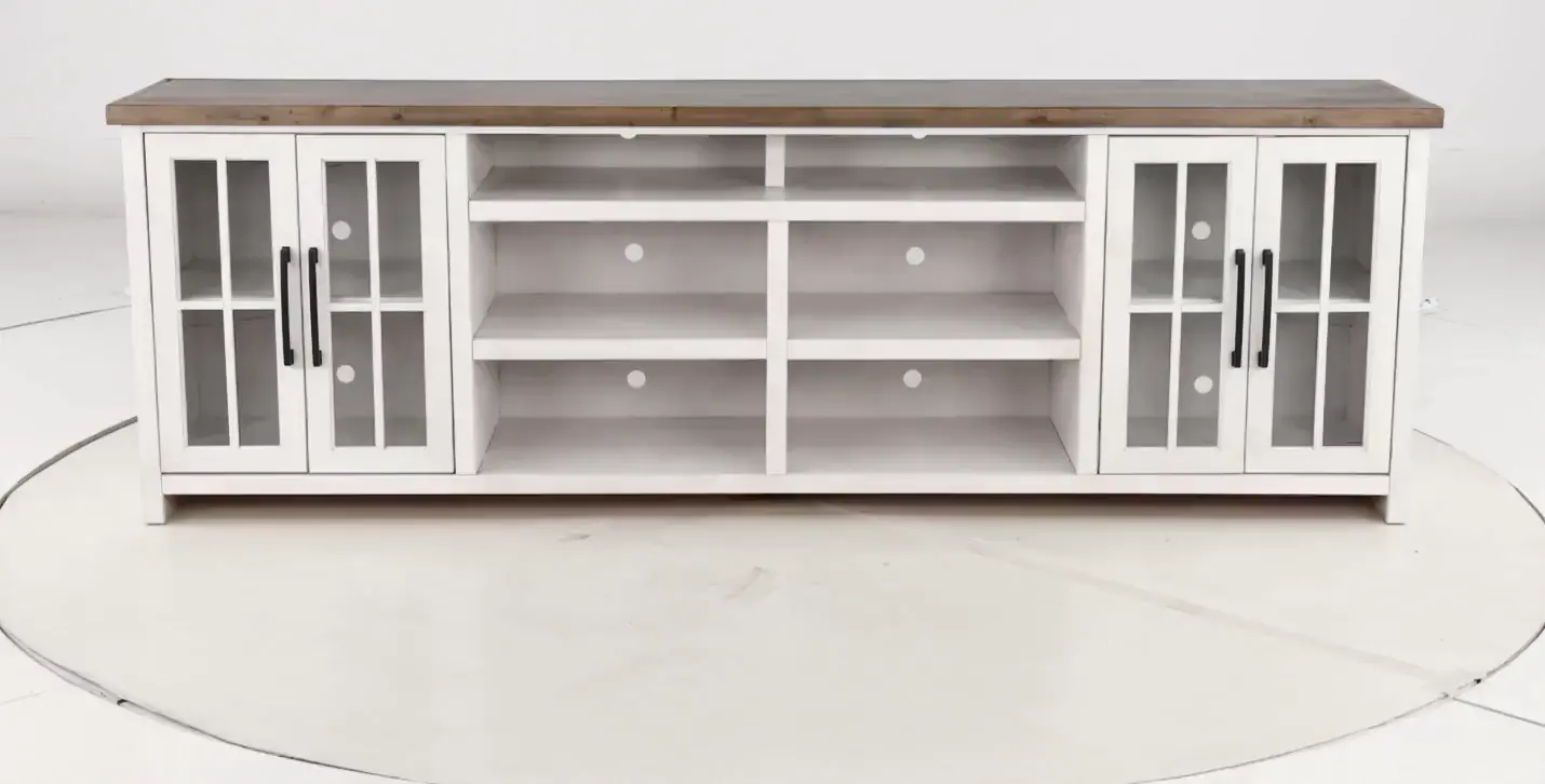 Hampton White TV Stand-8