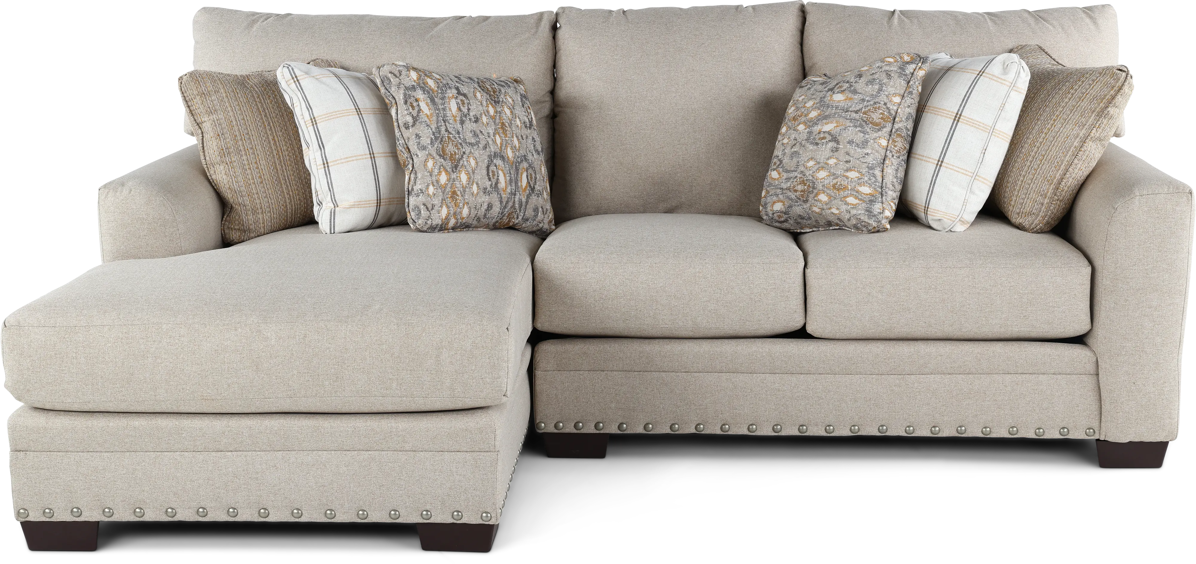 2PC/MDLTN/RLV/LCHSE Middleton Beige 2 Piece Chaise Sectional-1