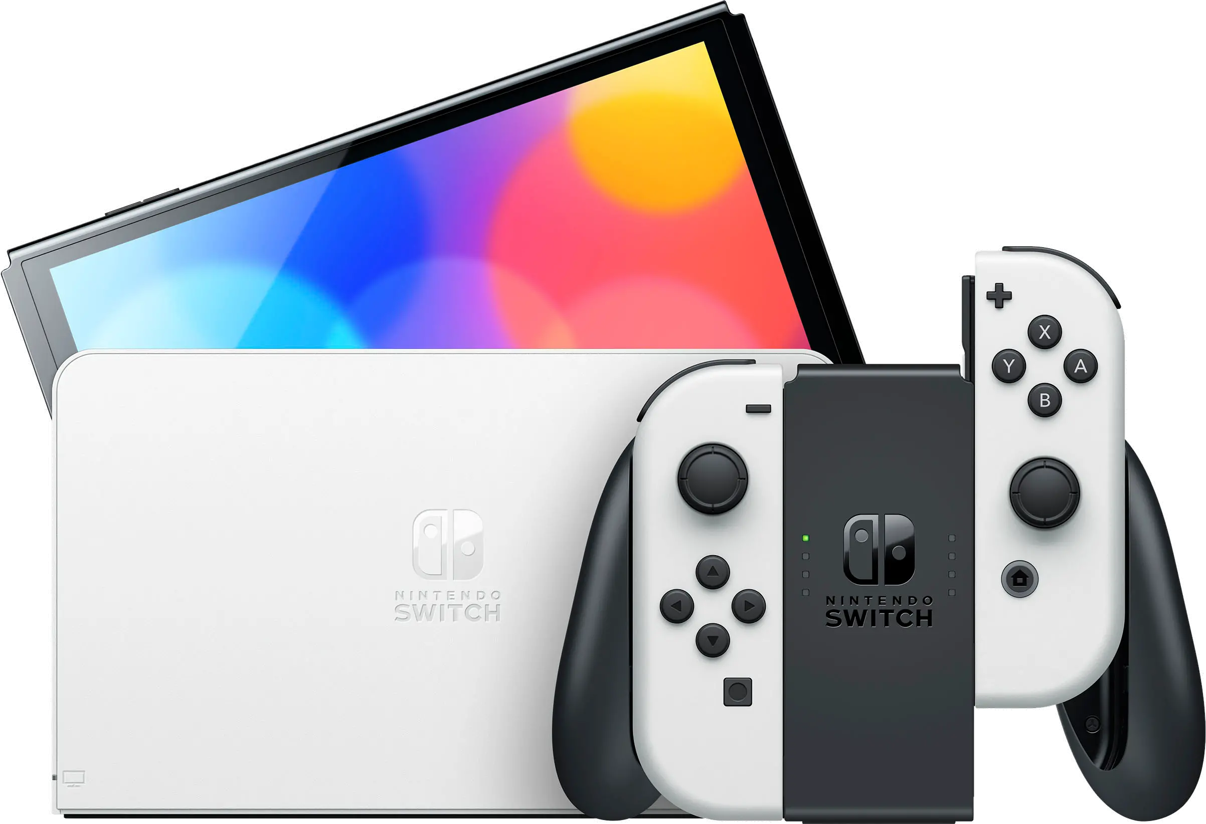 SWI_OLED_WHITE Nintendo Switch OLED Model with White Joy-Con-2